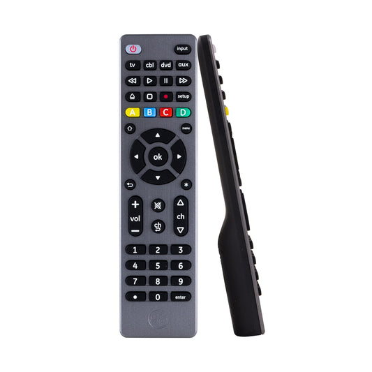 GE Universal Remote Control for 4 Devices Easy Setup