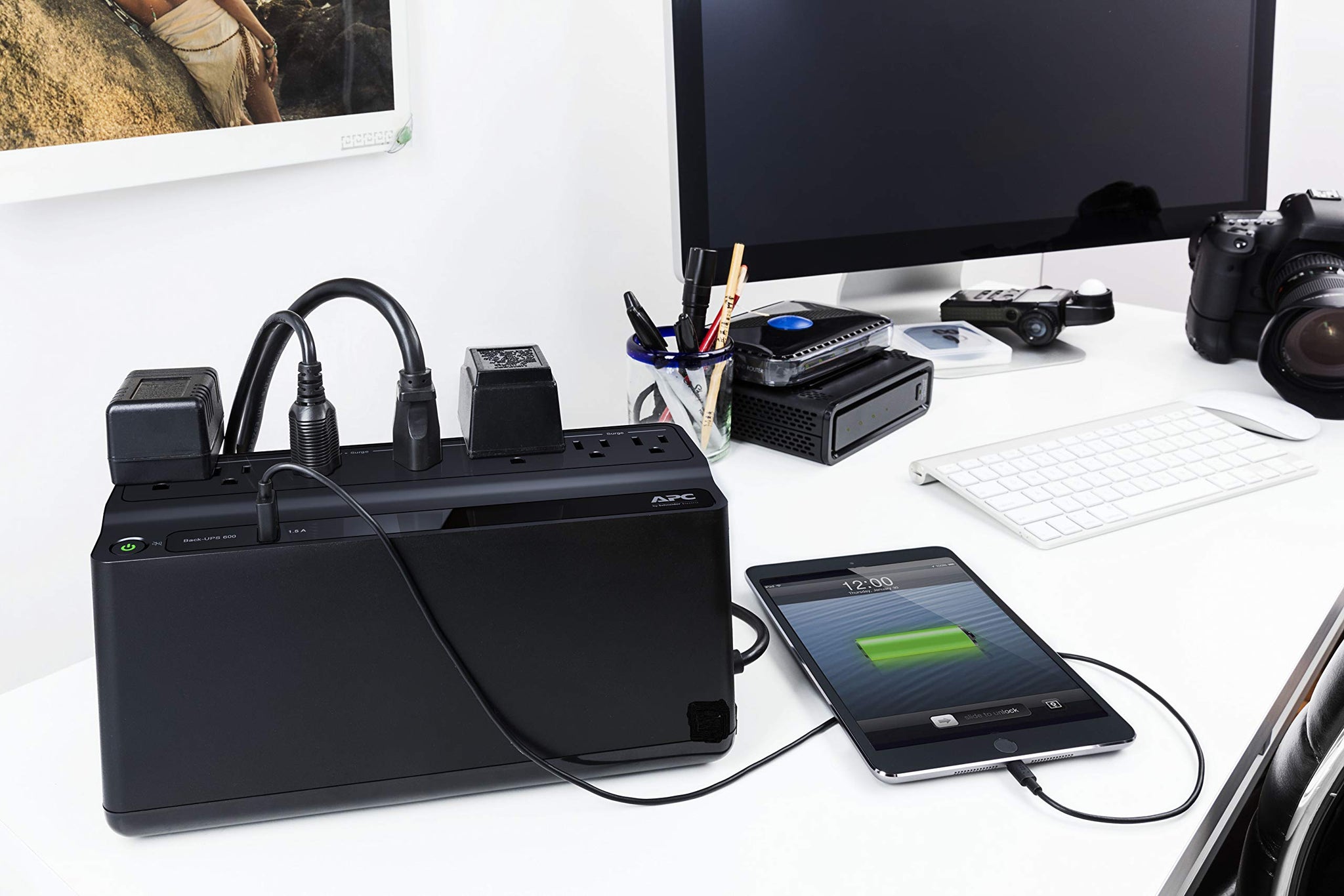 APC BE600M1 UPS Battery Backup For Reliable Power Supply