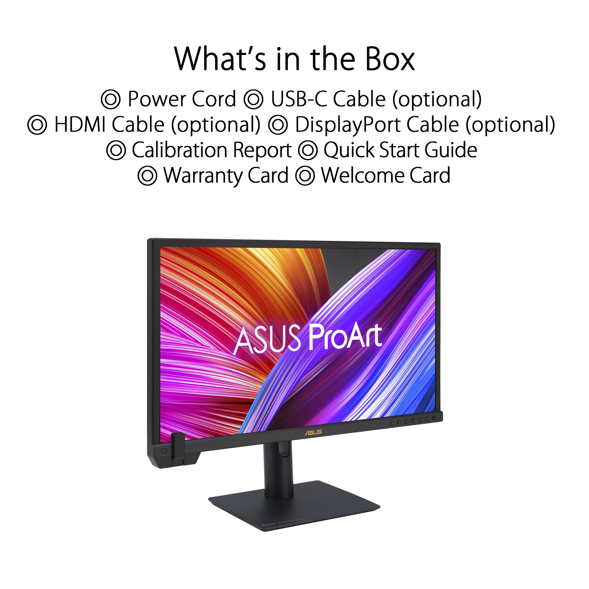 ASUS ProArt 24 Inch Monitor with 100 Percent sRGB Accuracy