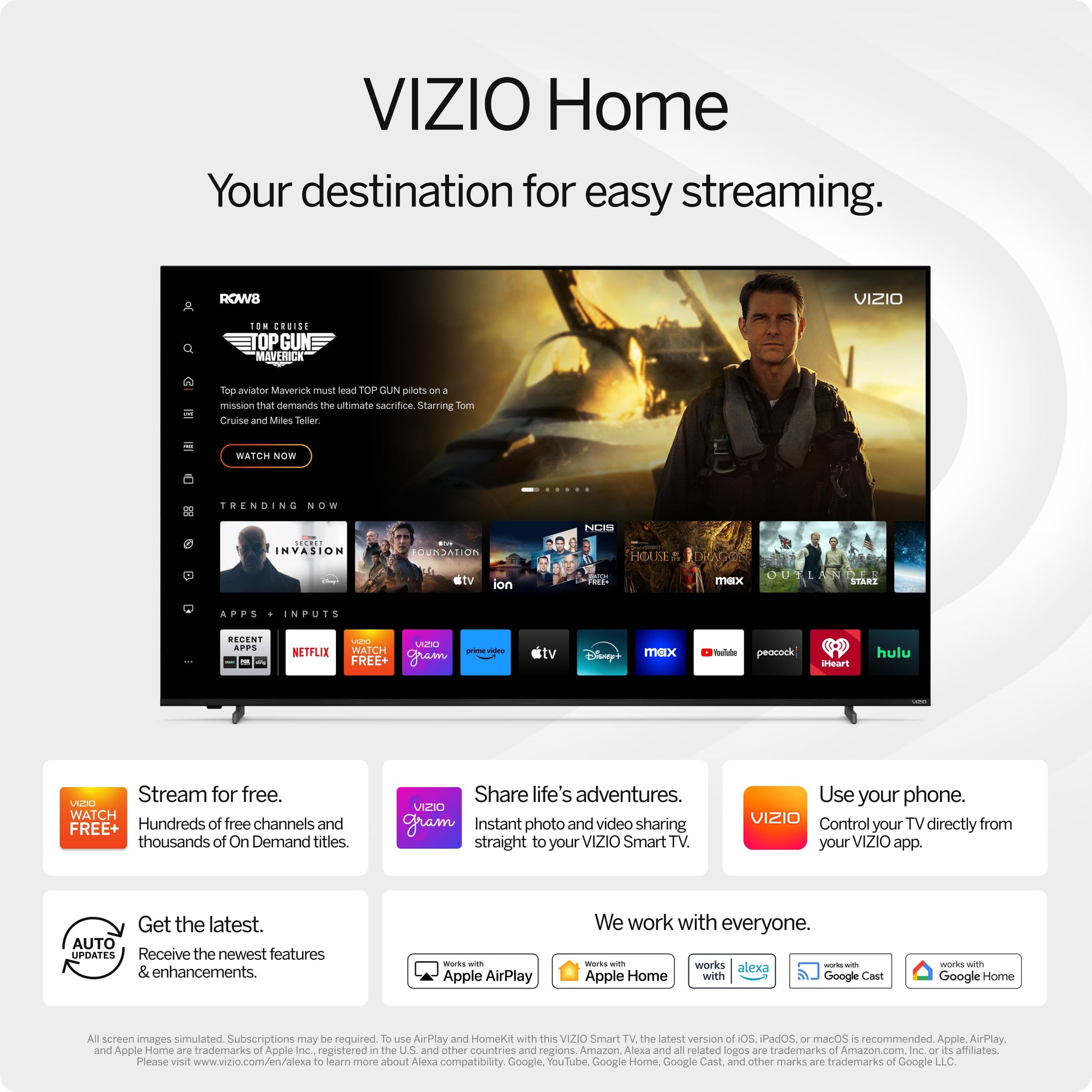 VIZIO 24 Inch Smart TV with Bluetooth and Alexa