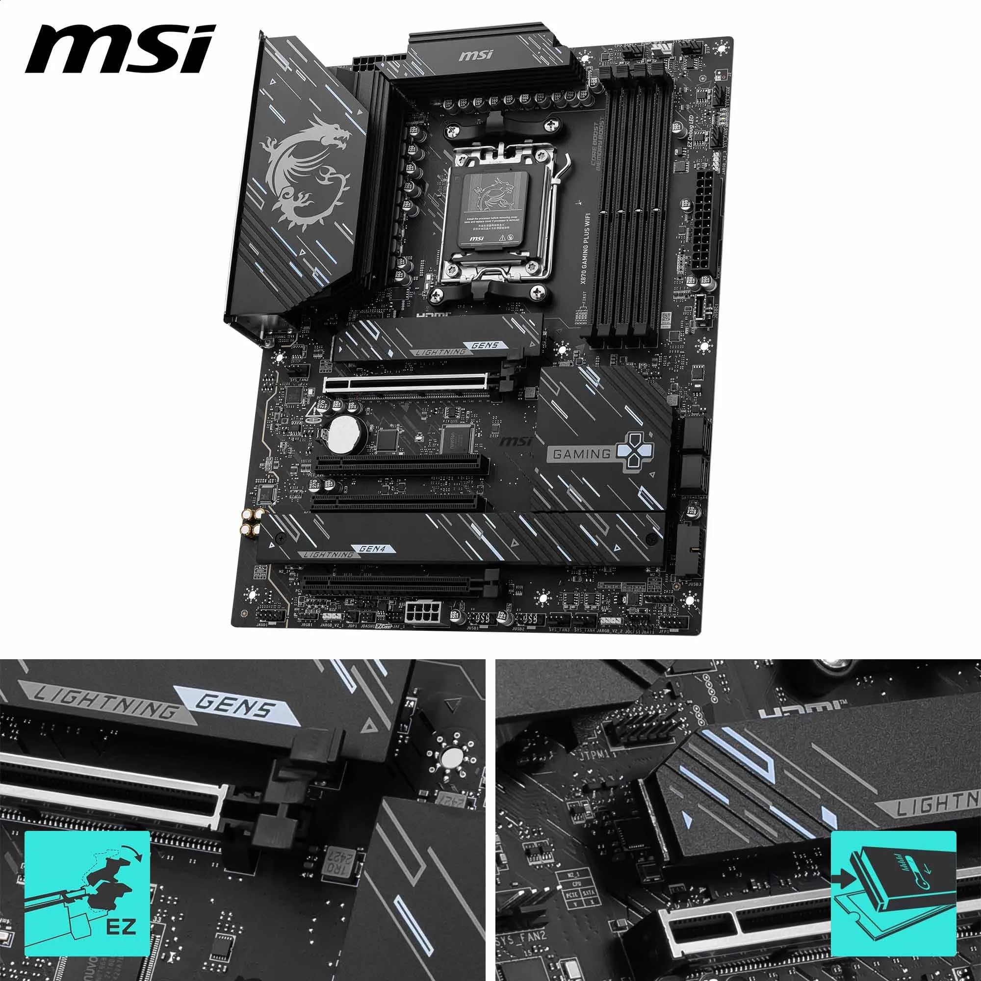 MSI MAG X870 Tomahawk WiFi Gaming Motherboard for AMD Ryzen