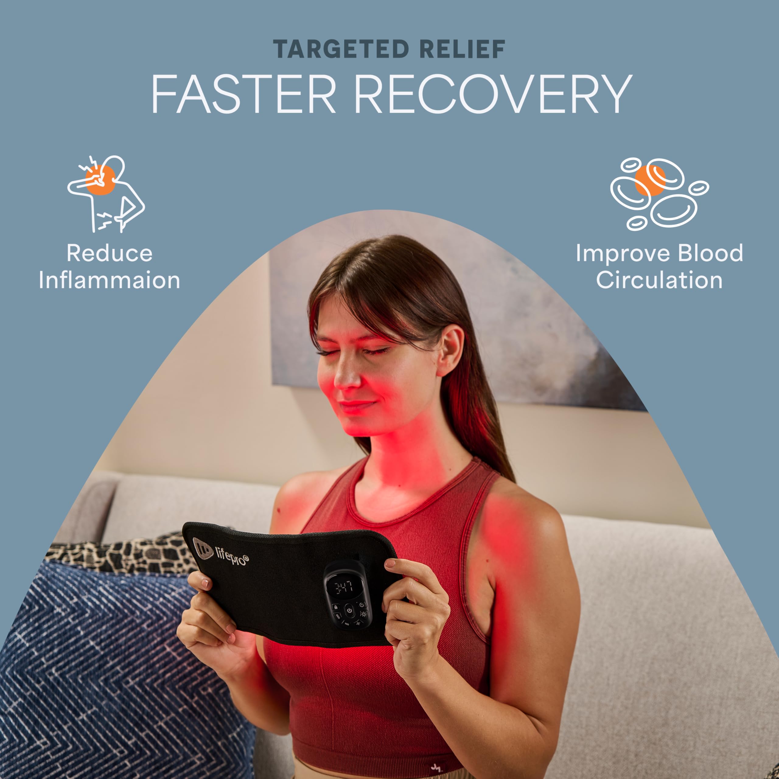 Lifepro Red Light Therapy Belt for Muscle Relaxation