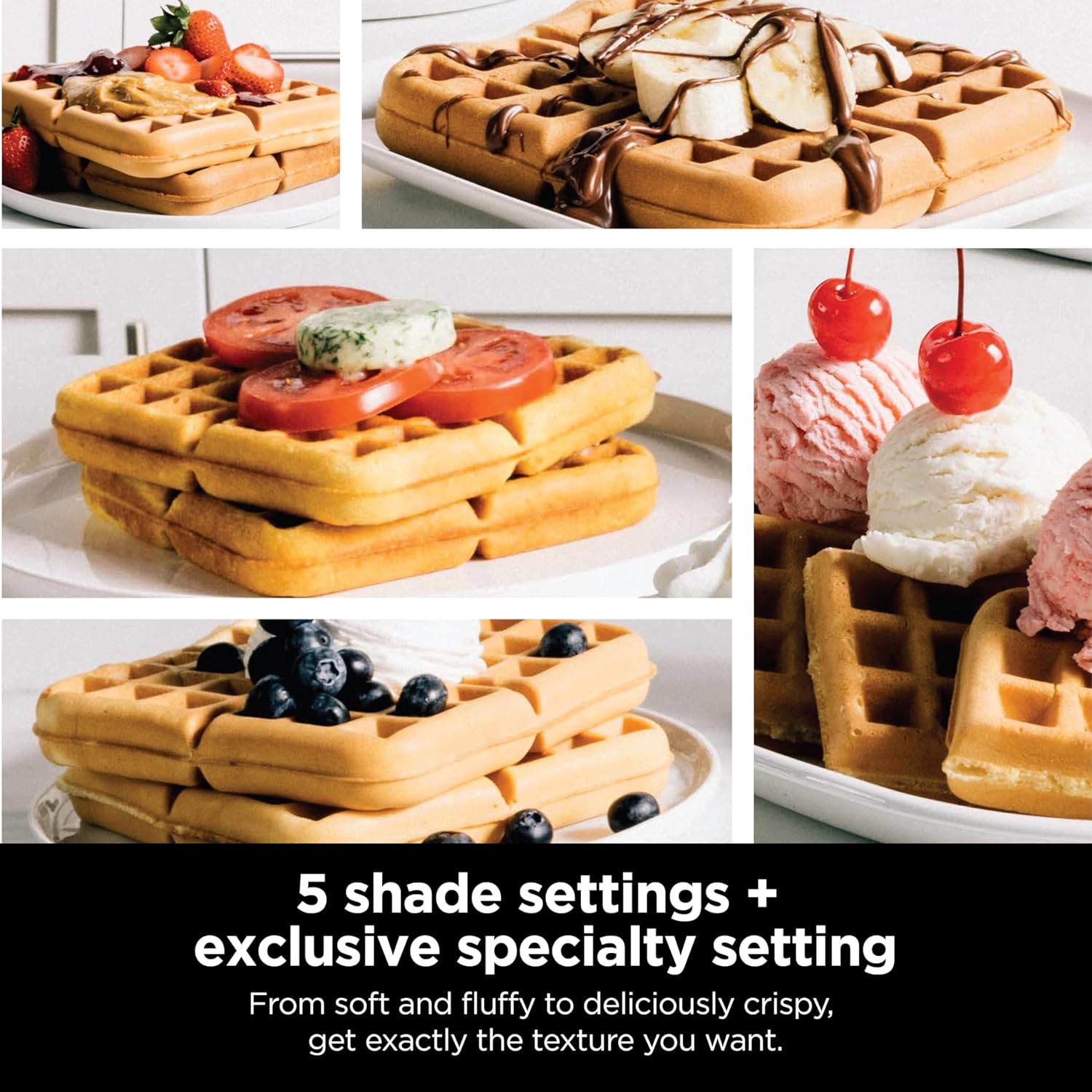 Ninja NeverStick Belgian Waffle Maker with Vertical Design