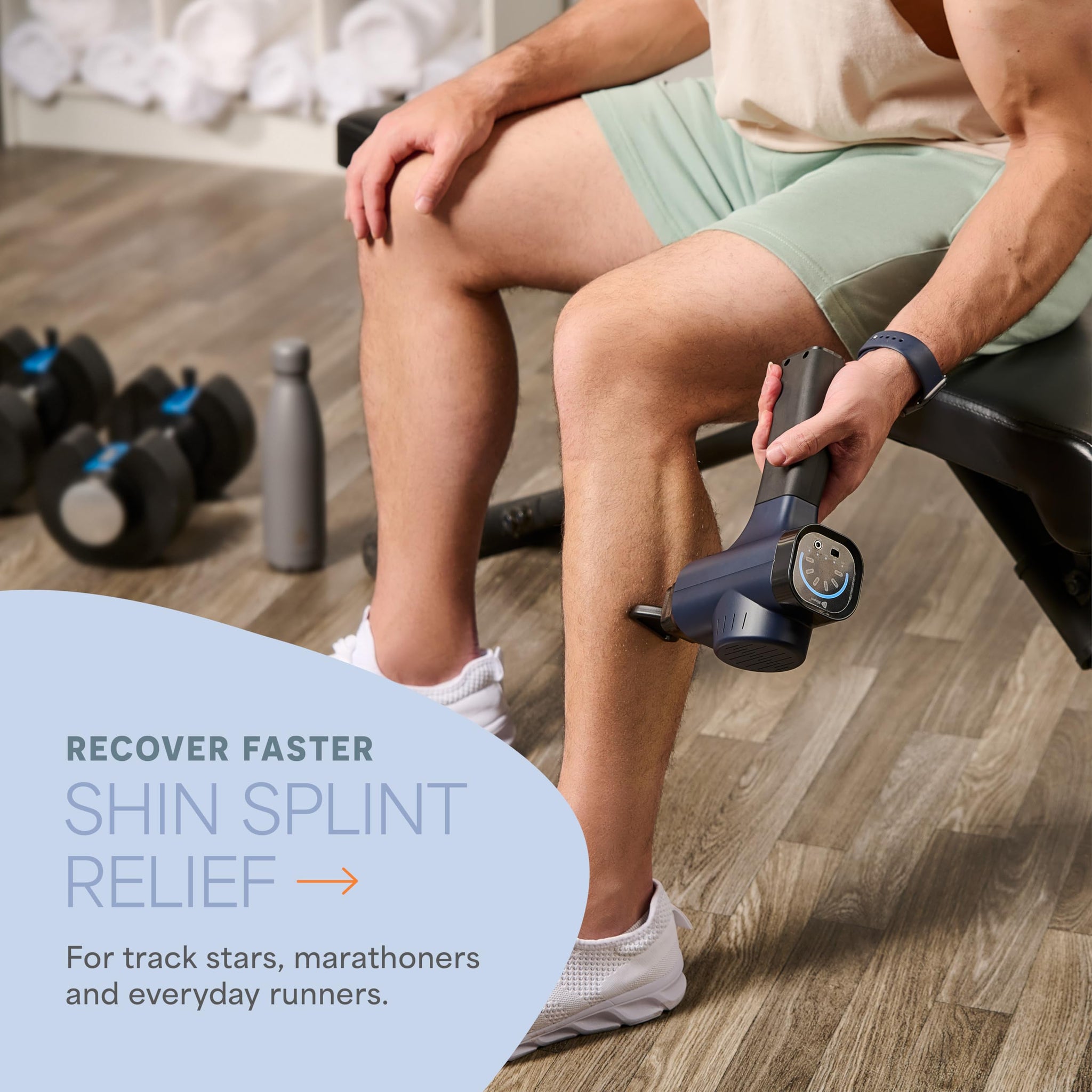 LifePro Deep Tissue Massage Gun with Multiple Heads