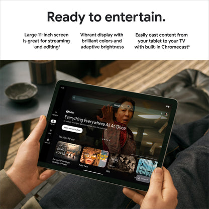 Google Pixel Tablet Android 11 Inch Display Long Battery