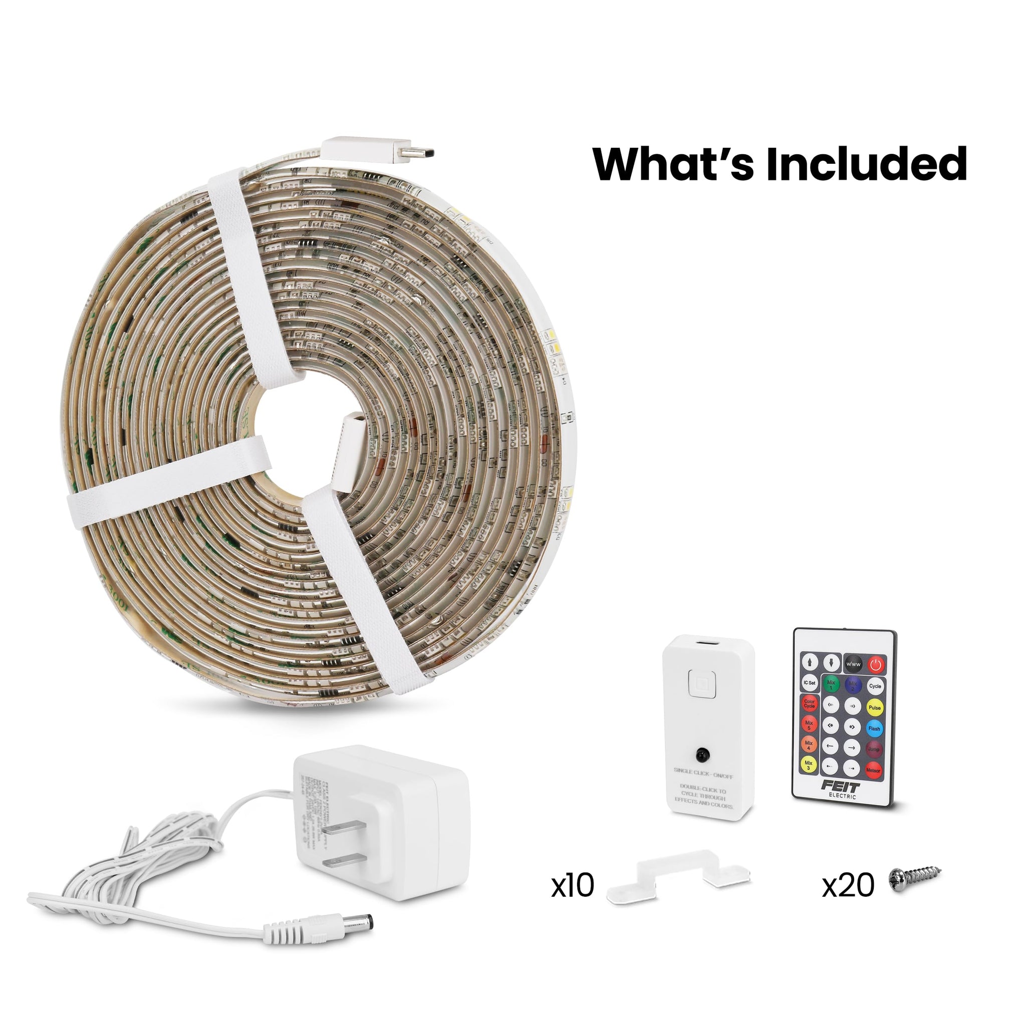 Dimmable RGB Color LED Tape Light For Indoor Ambiance