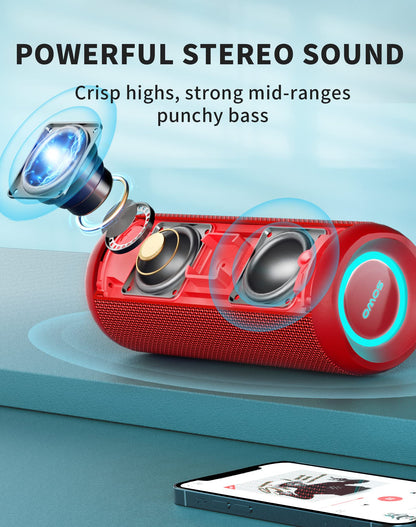 Wireless Portable Speaker IPX7 Waterproof 25W Stereo Sound