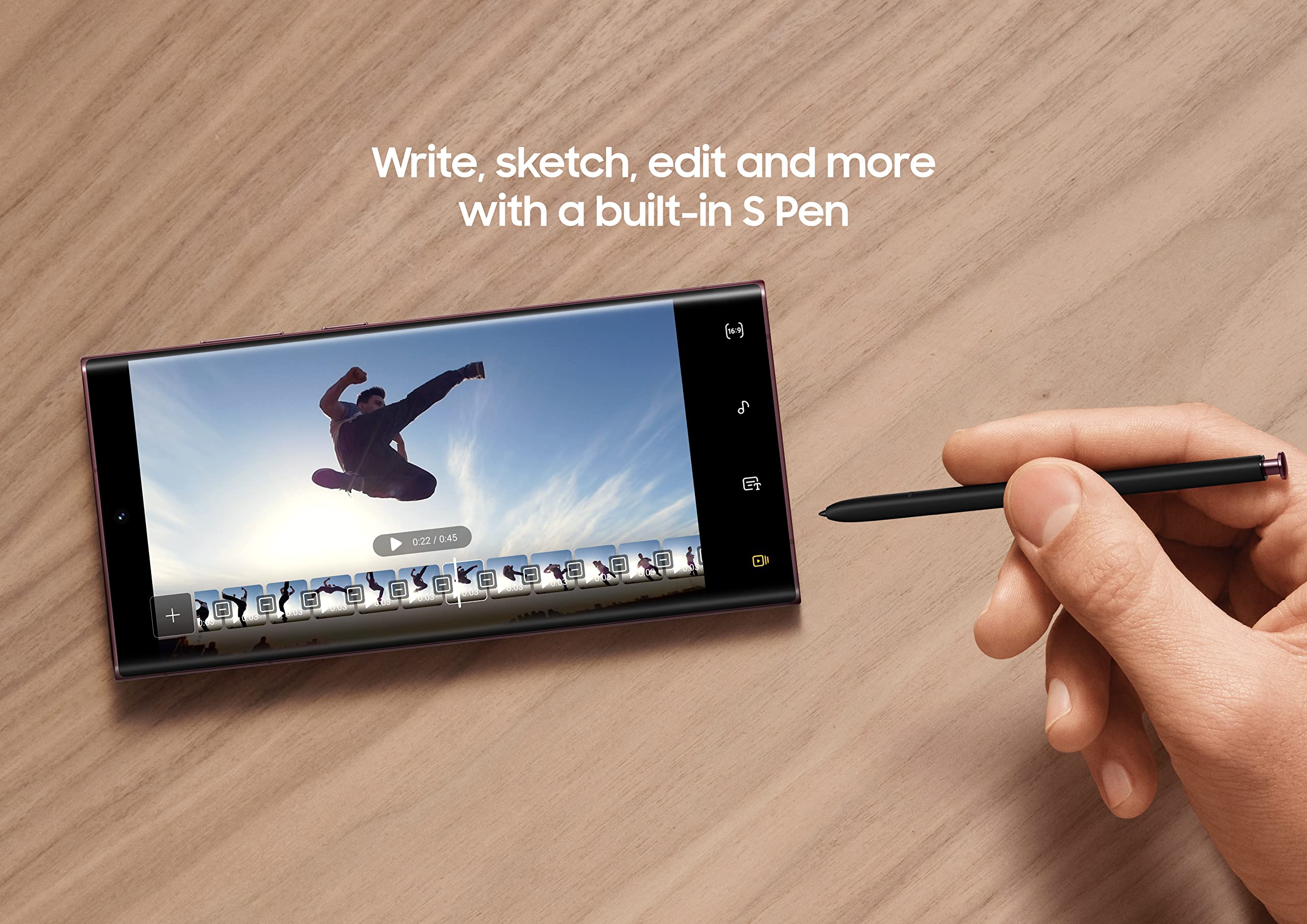 Samsung Galaxy S22 Unlocked Smartphone With 8K Camera