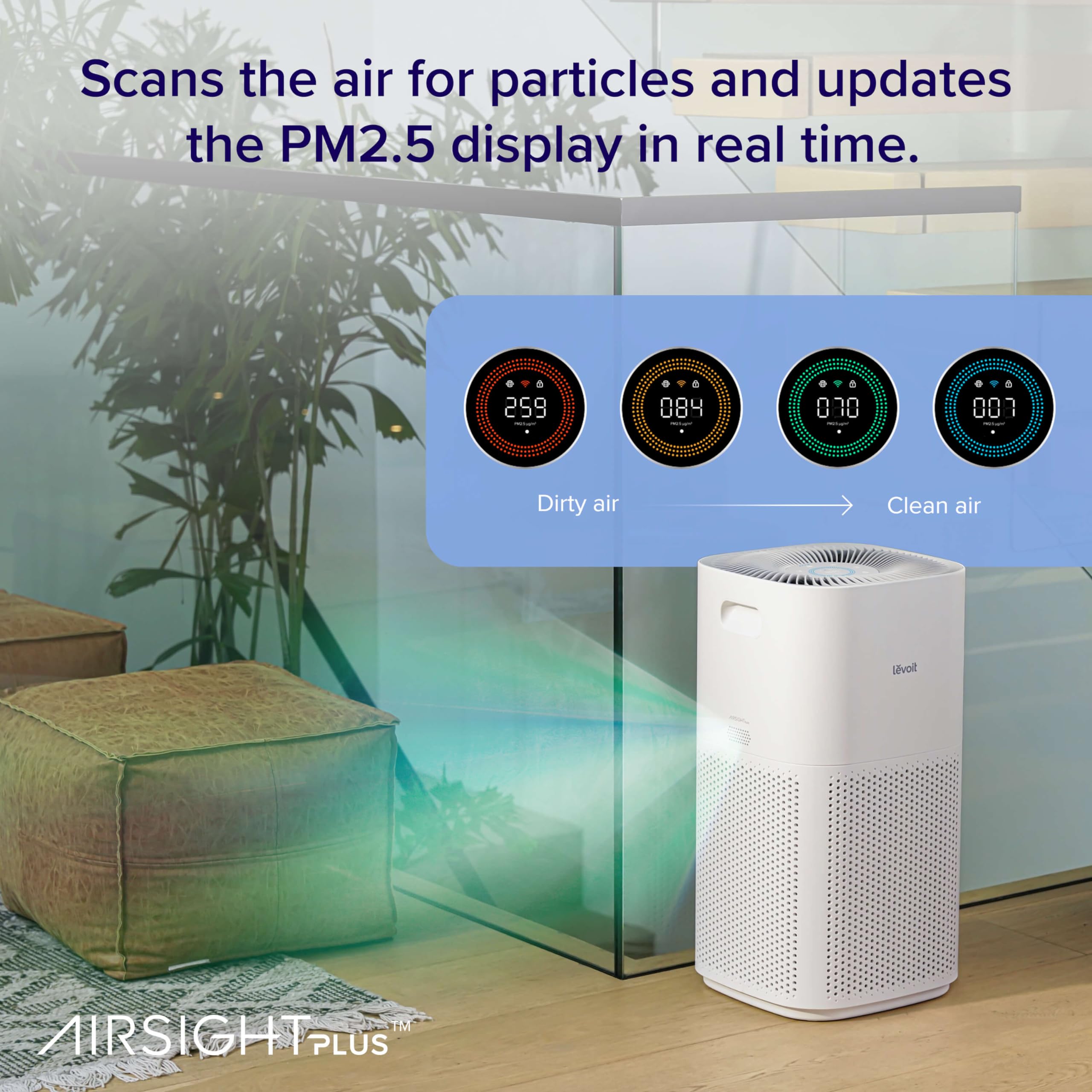 Levoit Smart Air Purifier for Large Rooms