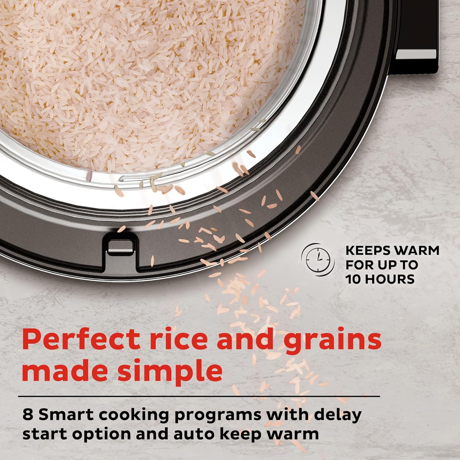 Instant Pot 20 Cup Rice Cooker with Carb Reducing Technology