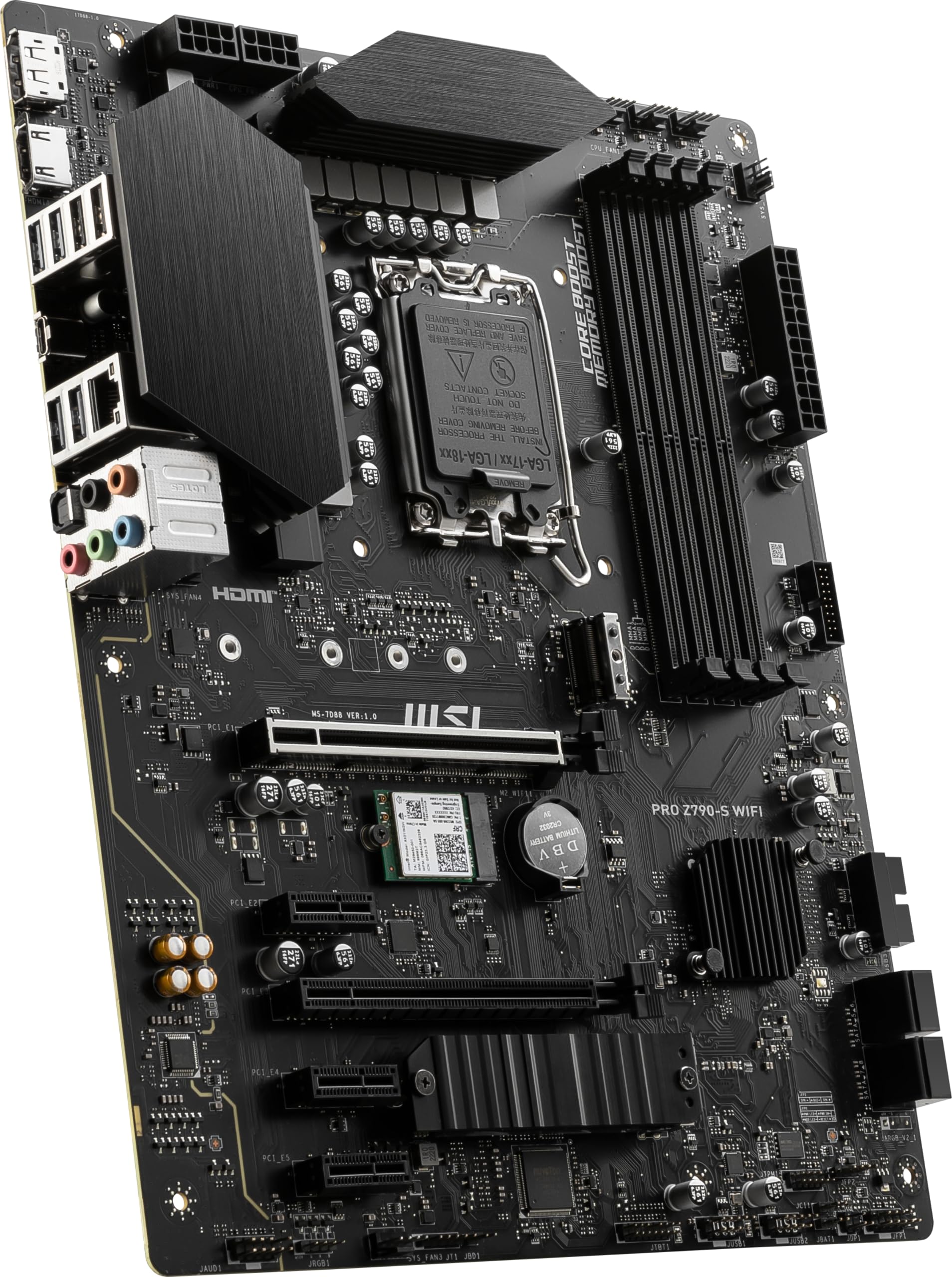 MSI PRO Z790-S WiFi Motherboard for High-Speed Gaming