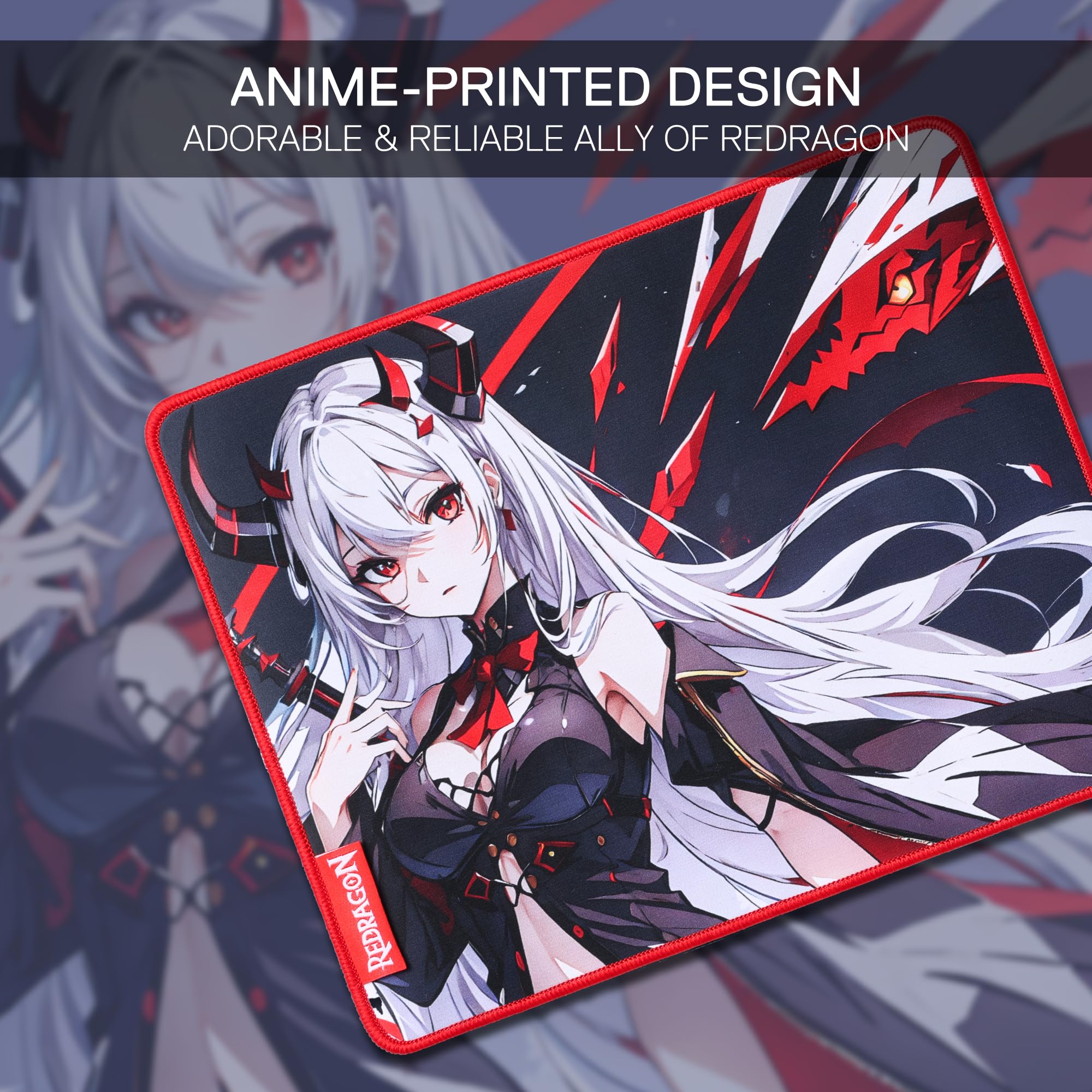 Redragon Anime Gaming Mouse Pad With Smooth Surface