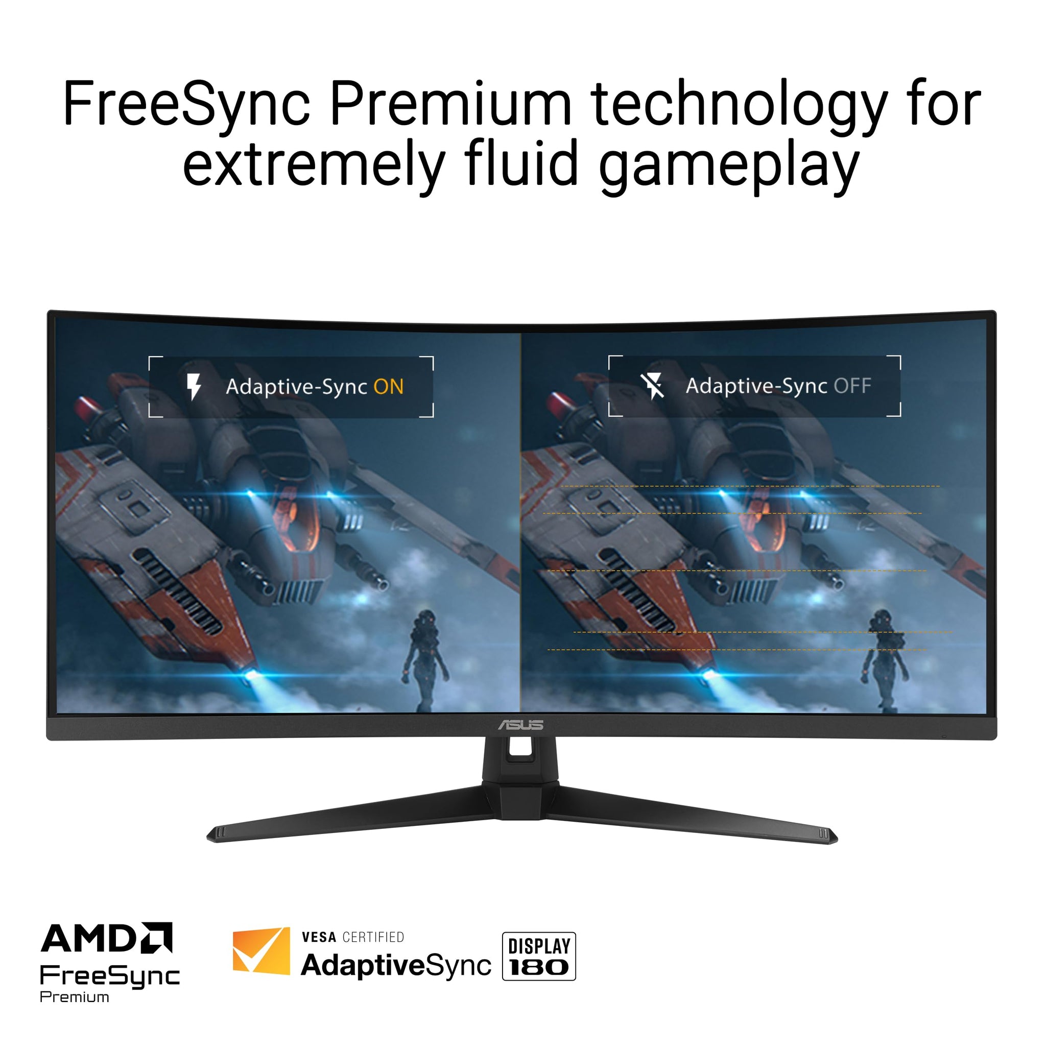 ASUS TUF Gaming 34 Inch Curved Monitor with 180Hz Refresh Rate