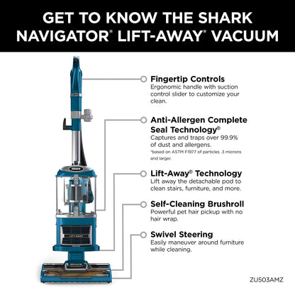 Shark Navigator Lift-Away Vacuum with Self-Cleaning Brushroll