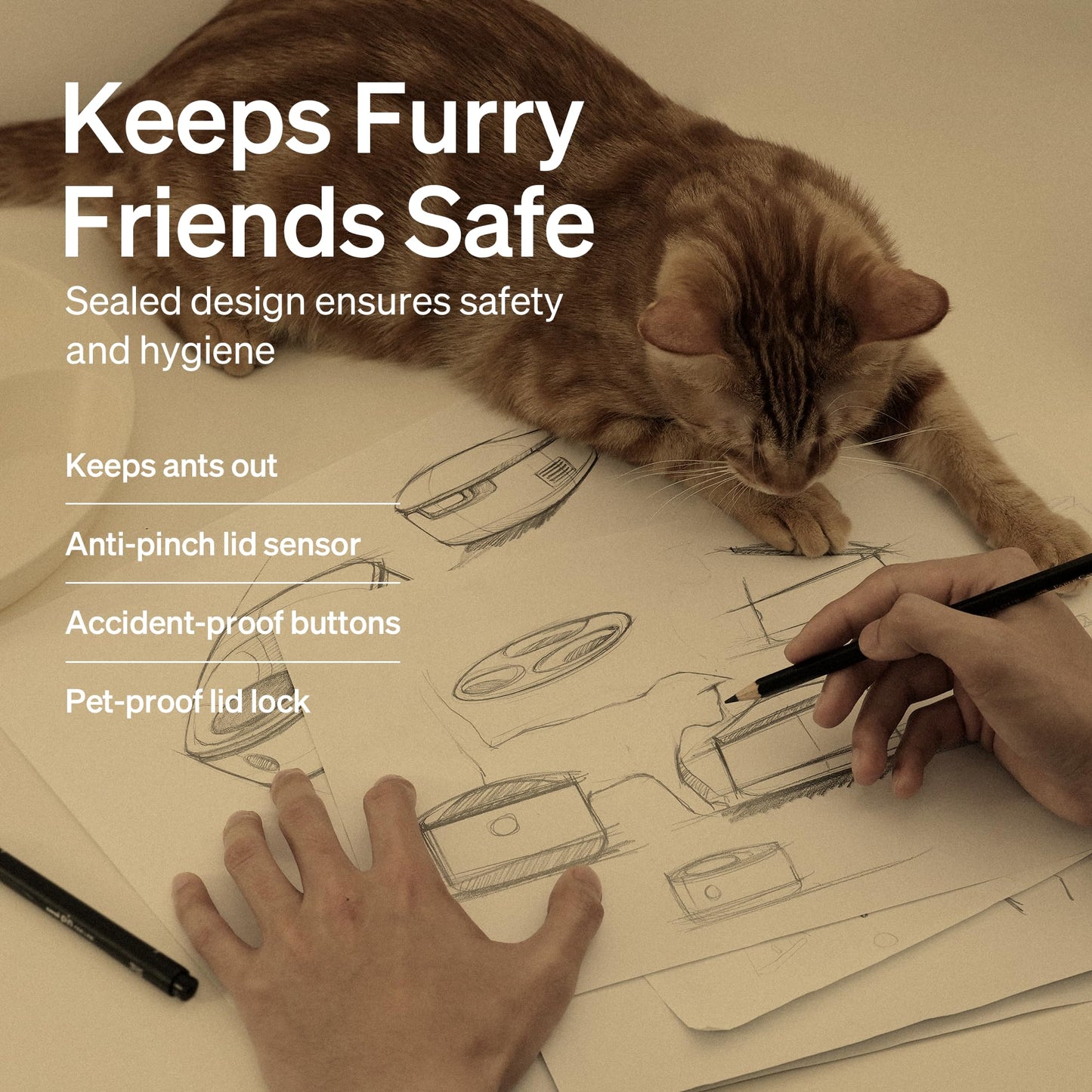 Automatic Cat Feeder with App Control and Freshness