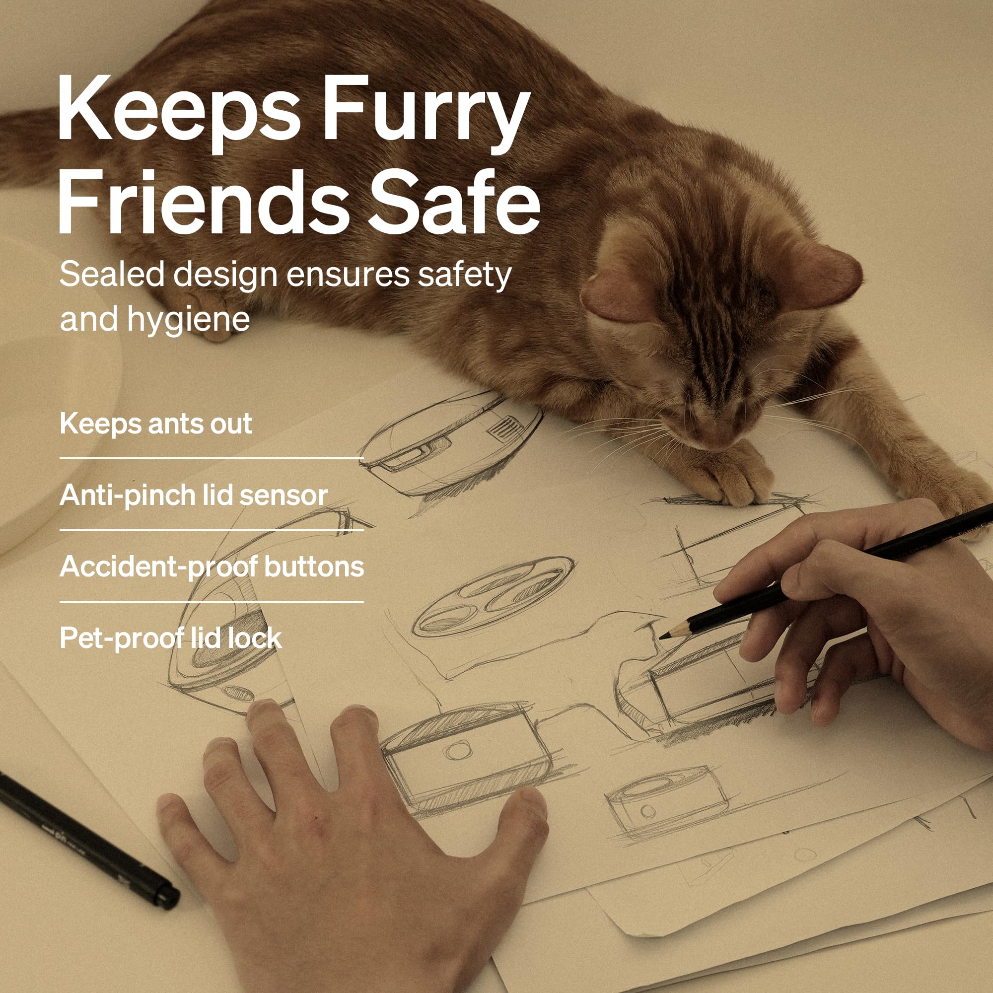 Automatic Cat Feeder with App Control and Freshness