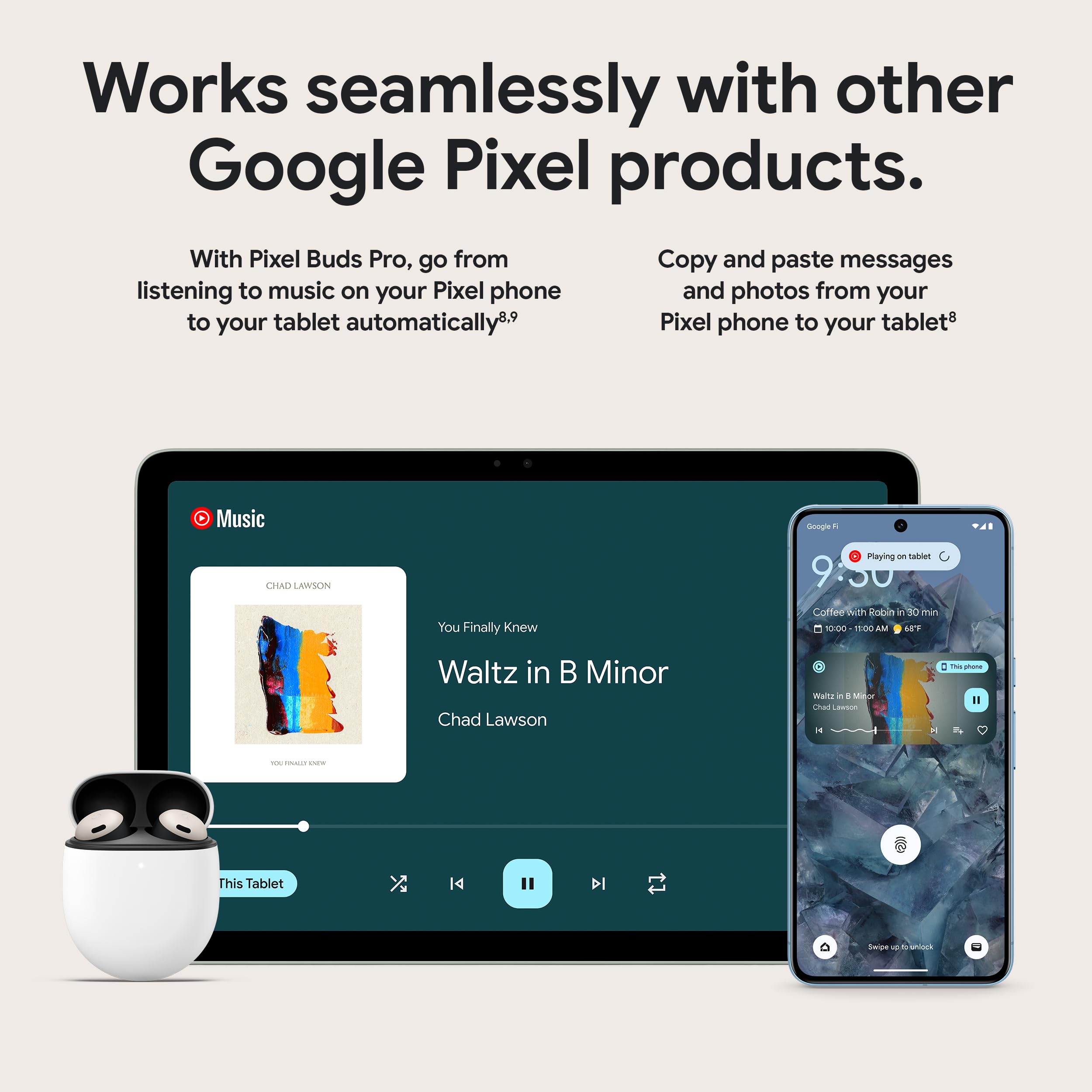 Google Pixel Tablet Android 11 Inch Display Long Battery
