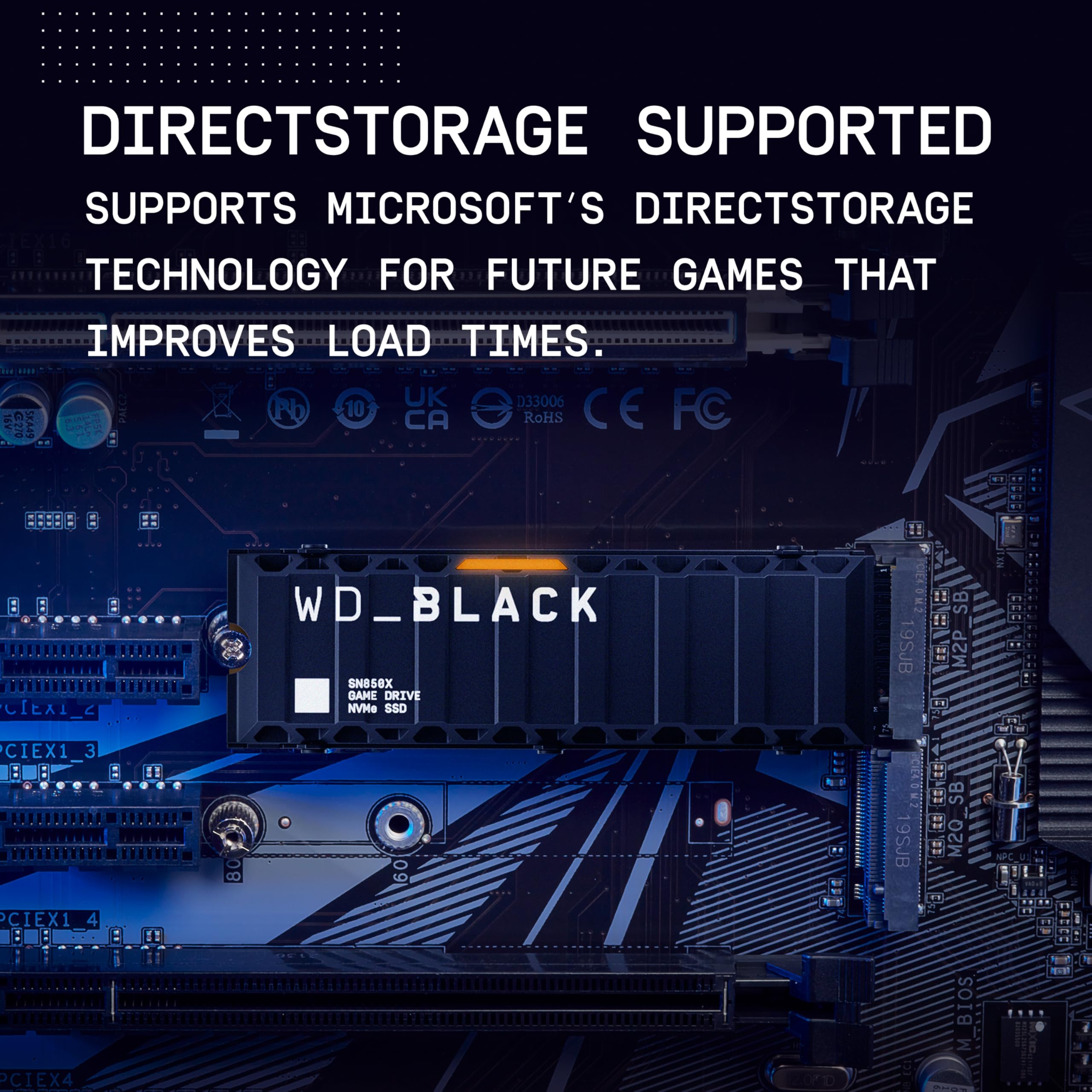 WD Black 2TB SN850X NVMe Gaming SSD for Lightning Fast Speeds