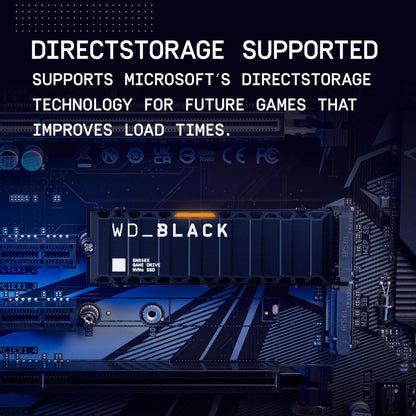 WD Black 2TB SN850X NVMe Gaming SSD for Lightning Fast Speeds