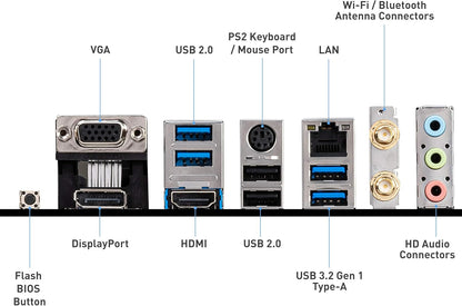 MSI B550M PRO-VDH WiFi Motherboard for AMD Ryzen Performance