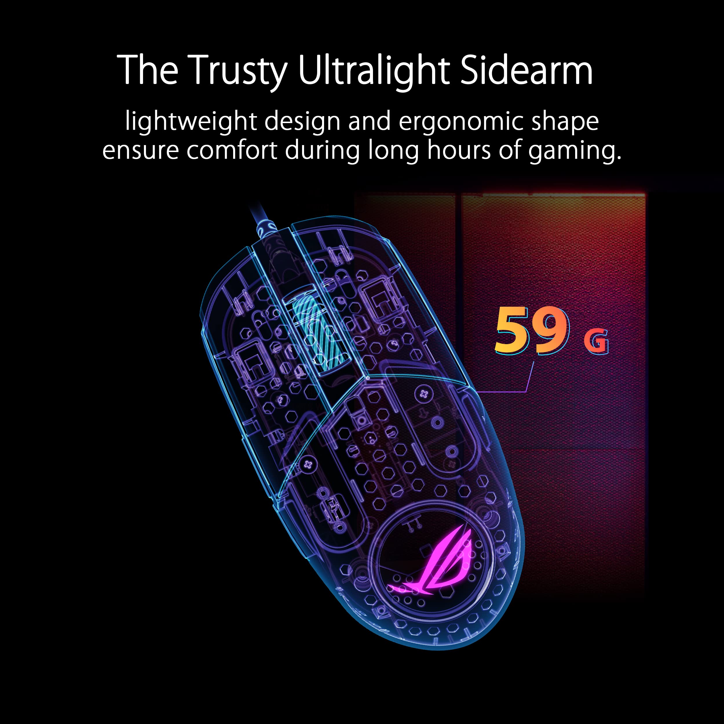 ASUS ROG Strix Impact III Wireless Gaming Mouse Lightweight Precision