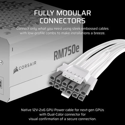 Corsair RM650e Fully Modular Low Noise Power Supply