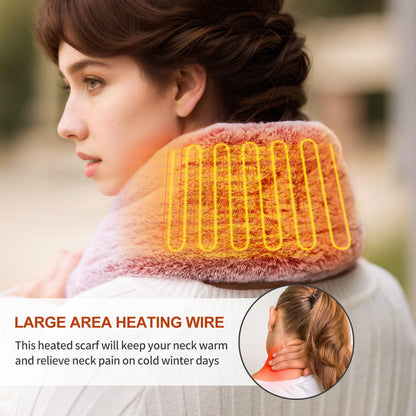 Heated Scarf for Women and Men Neck Warmer with Power Bank
