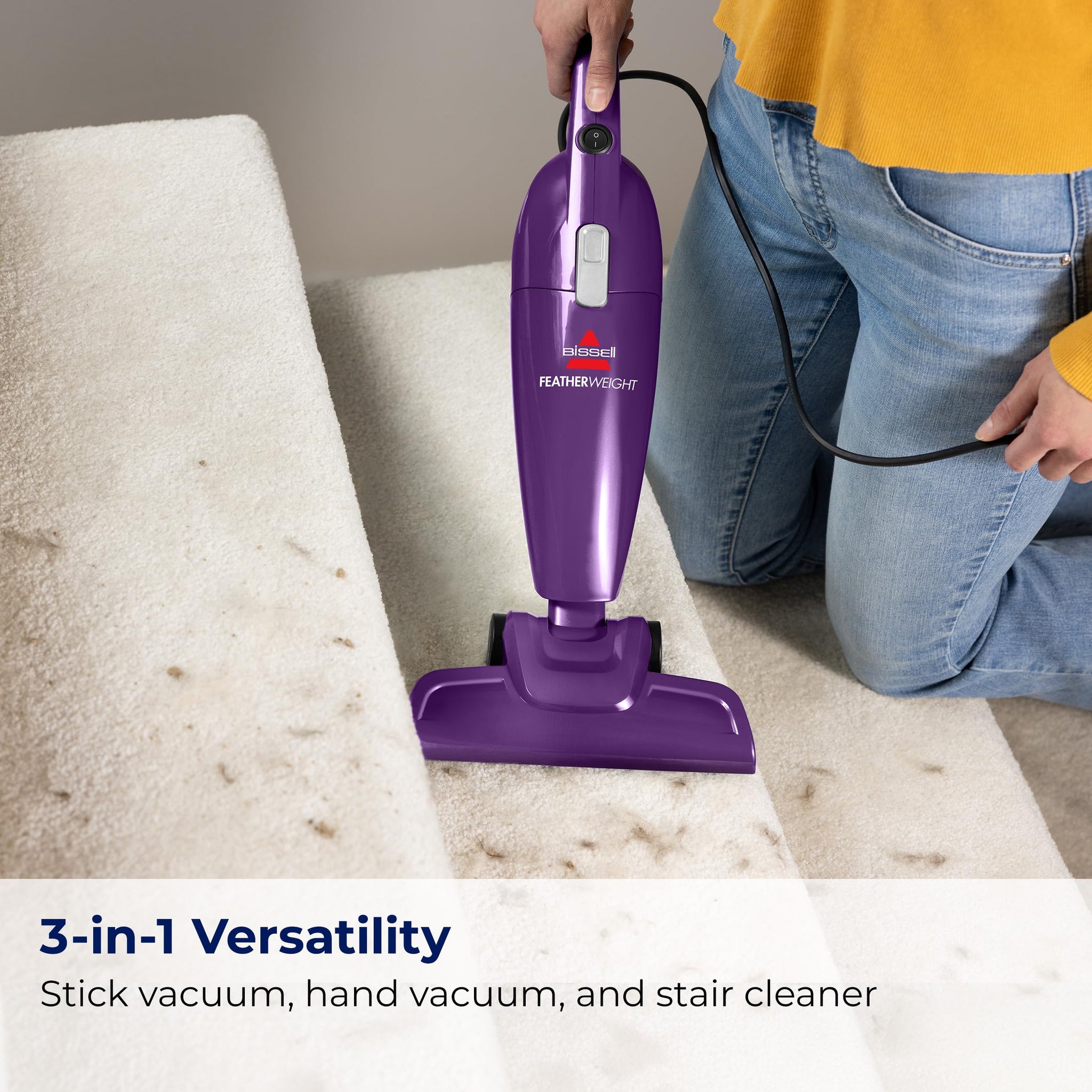 Bissell Featherweight Lightweight Stick Vacuum for Easy Cleaning