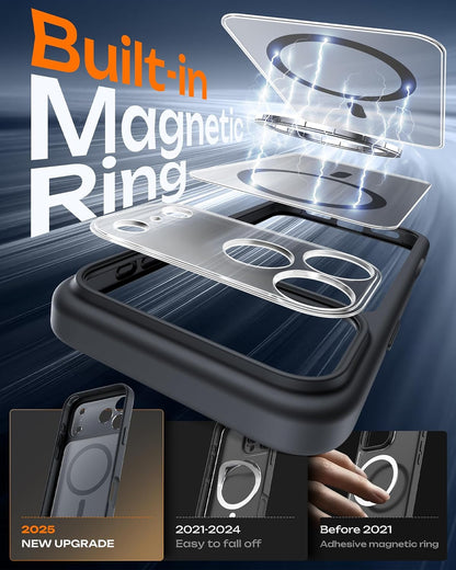 Tocol IPhone 17 Pro Max Case With Magnetic Ring MagSafe