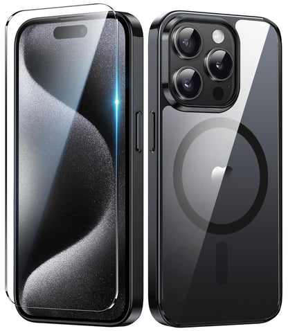 FNTCASE Clear Case For iPhone 17 Pro Max Screen Protector
