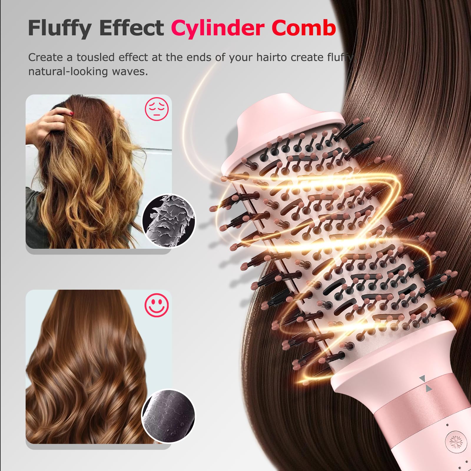 5 In 1 Hair Dryer Brush for Frizz Free Volume