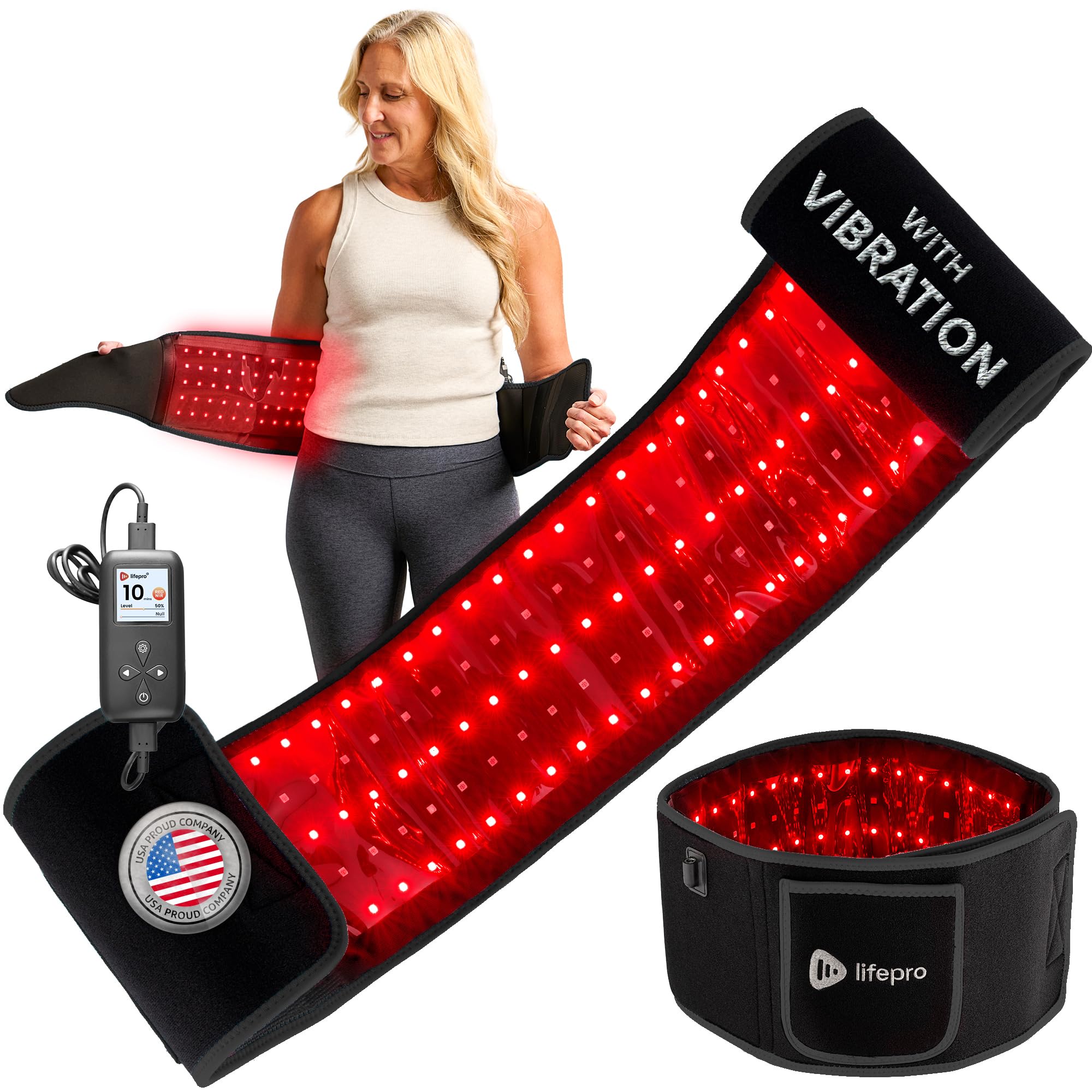 Lifepro Red Light Therapy Belt for Muscle Relaxation