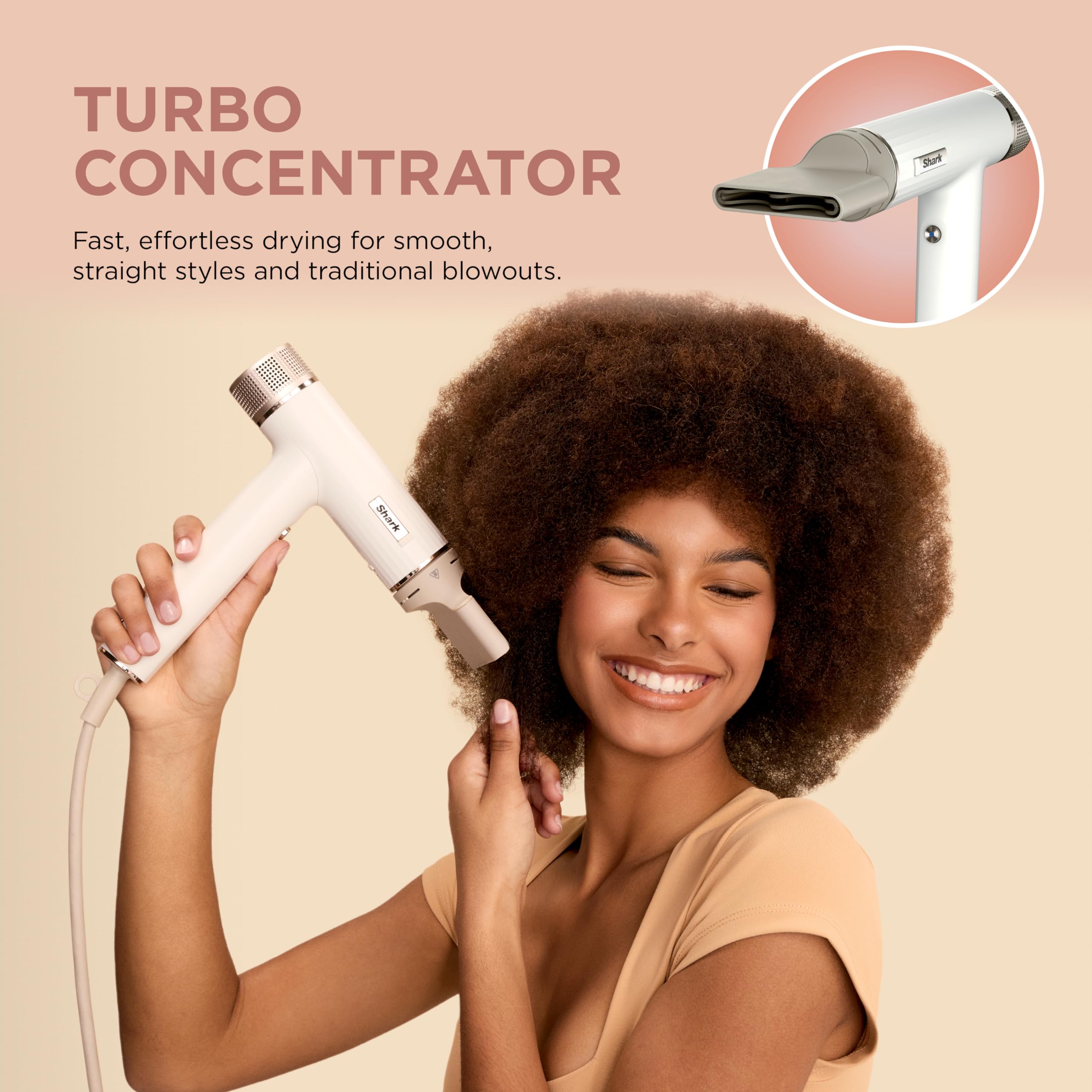 Shark SpeedStyle Hair Dryer with No Heat Damage