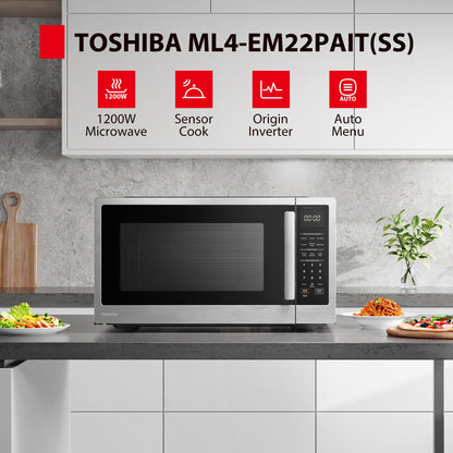 Toshiba Small Countertop Microwave with Child Lock Feature