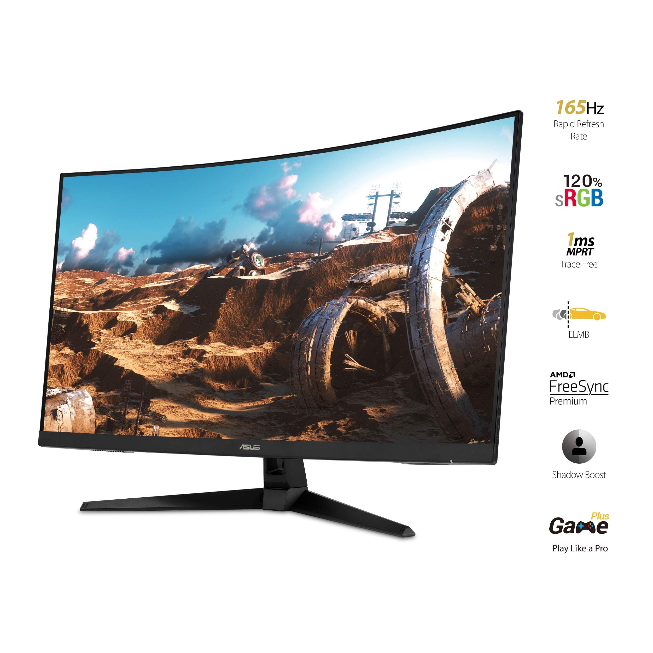 ASUS TUF Gaming 32 Inch Curved Monitor for Smooth Gameplay