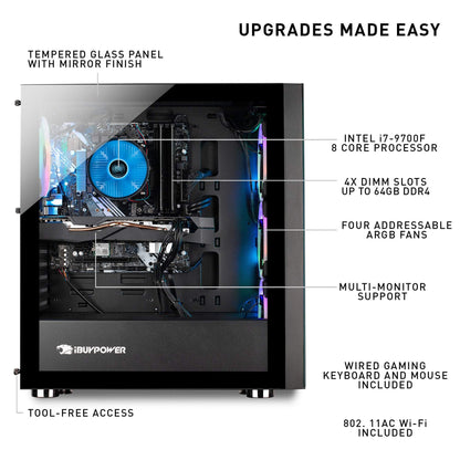 IBUYPOWER Y40 Pro Gaming PC Ryzen 9 RTX 5070Ti Desktop