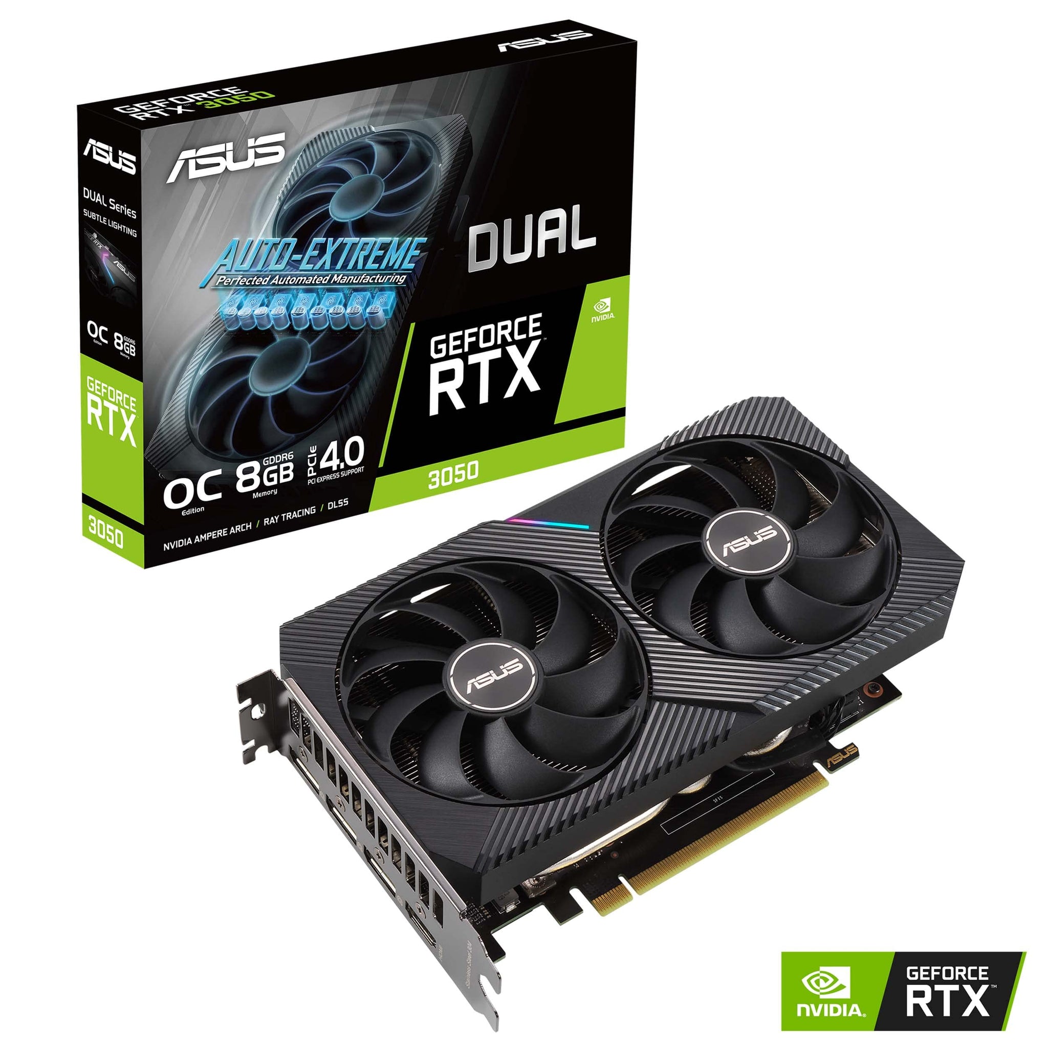 ASUS Dual GeForce RTX 3050 Gaming Graphics Card with Advanced Cooling