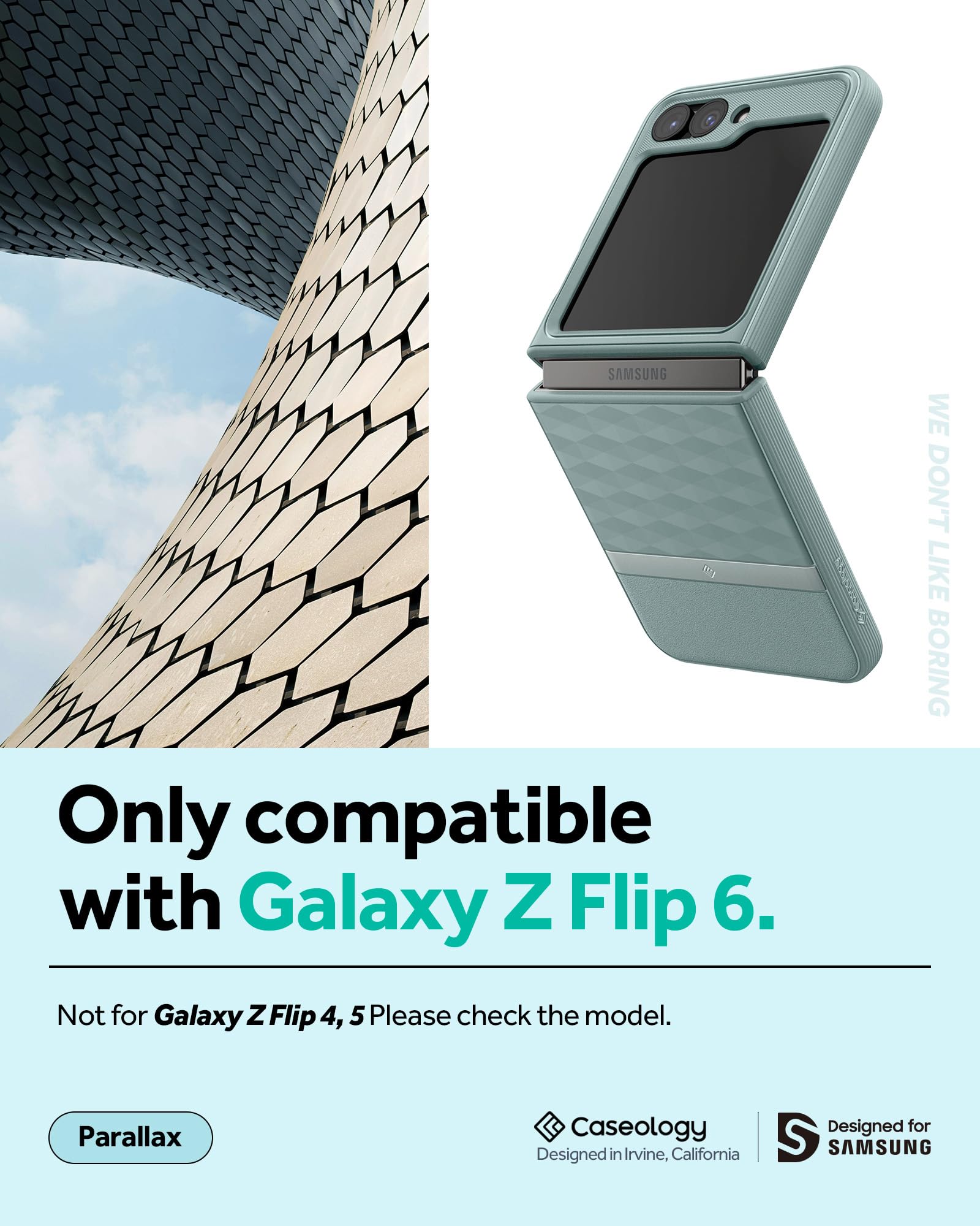 Caseology Parallax Ergonomic Protective Case for Galaxy Z Flip 6