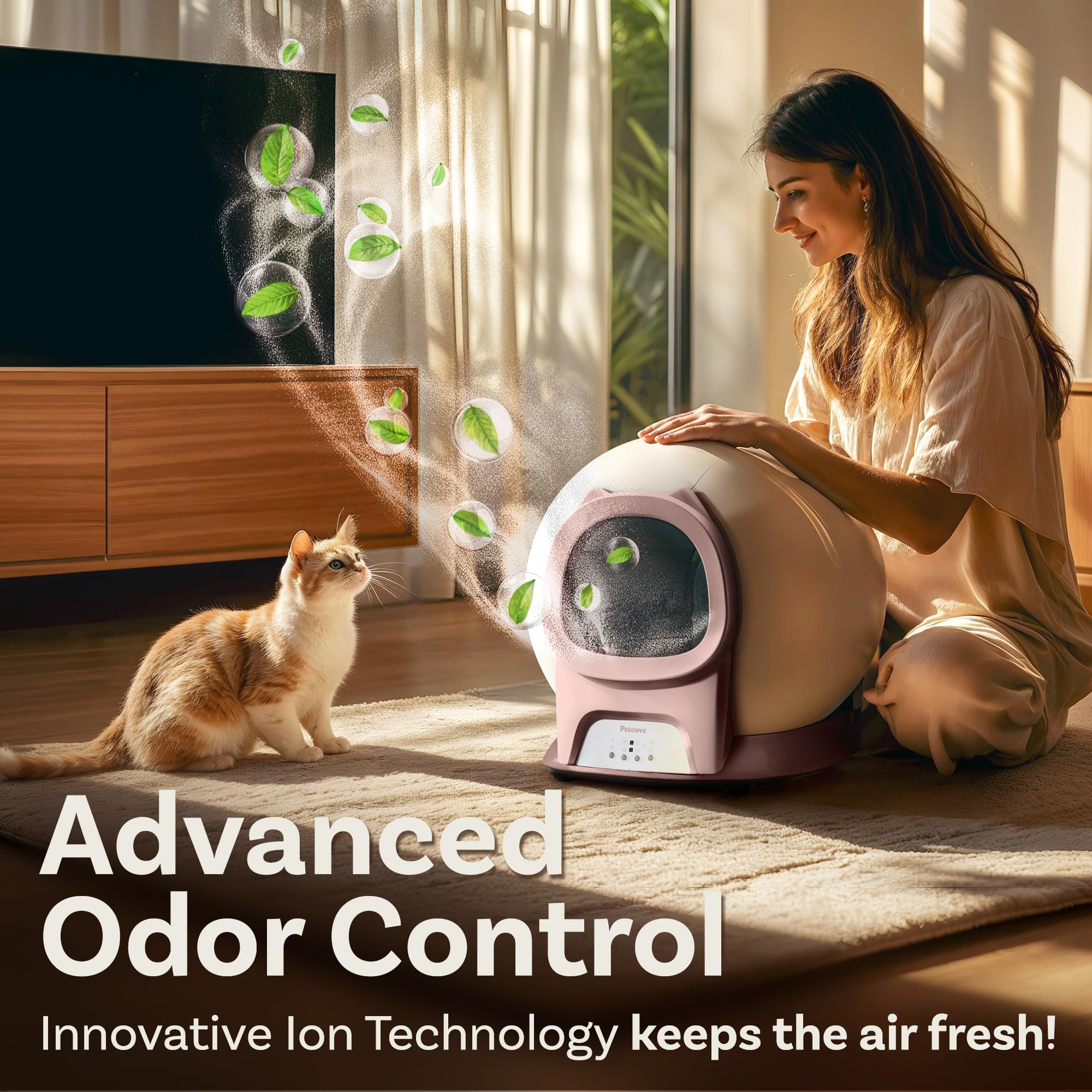 Self Cleaning Litter Box with App Control