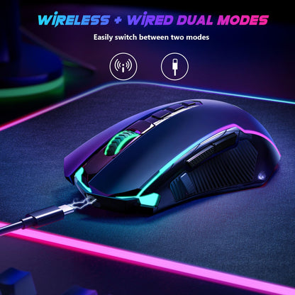 Redragon Wireless Gaming Mouse with 8000 DPI Performance