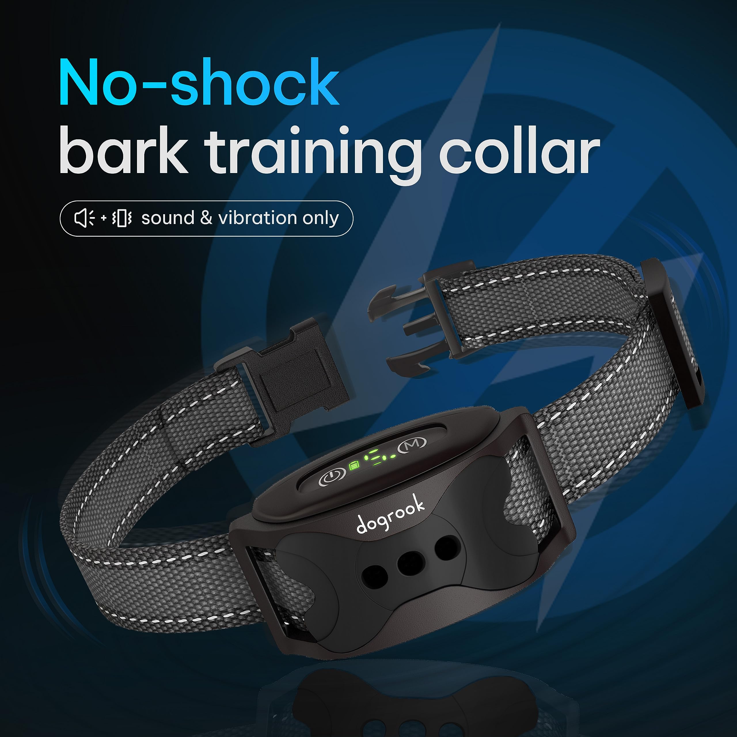 Rechargeable Dog Bark Collar with Beep and Vibration