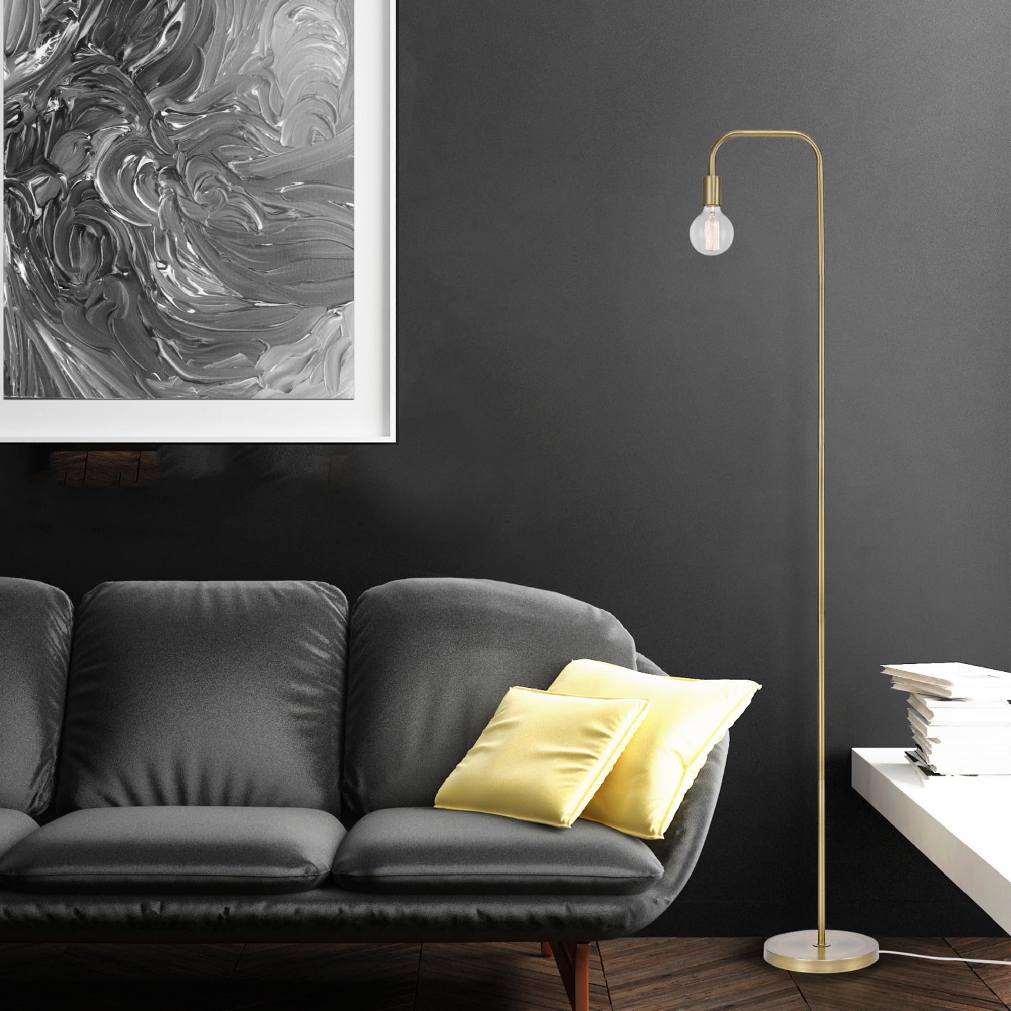 Elegant 70 Inch Floor Lamp with Foot Switch