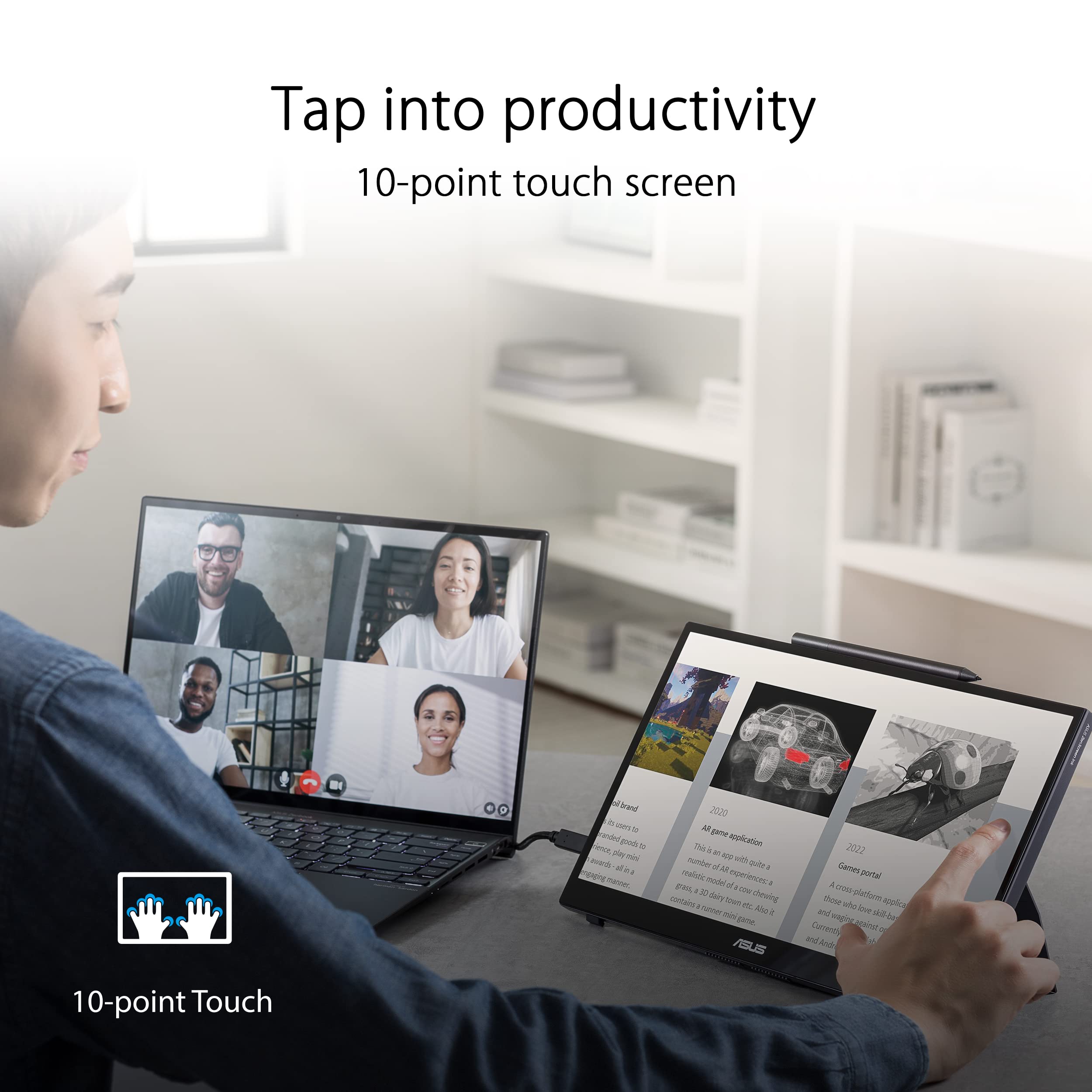 ASUS ZenScreen 15.6 Inch Portable Monitor for Travel