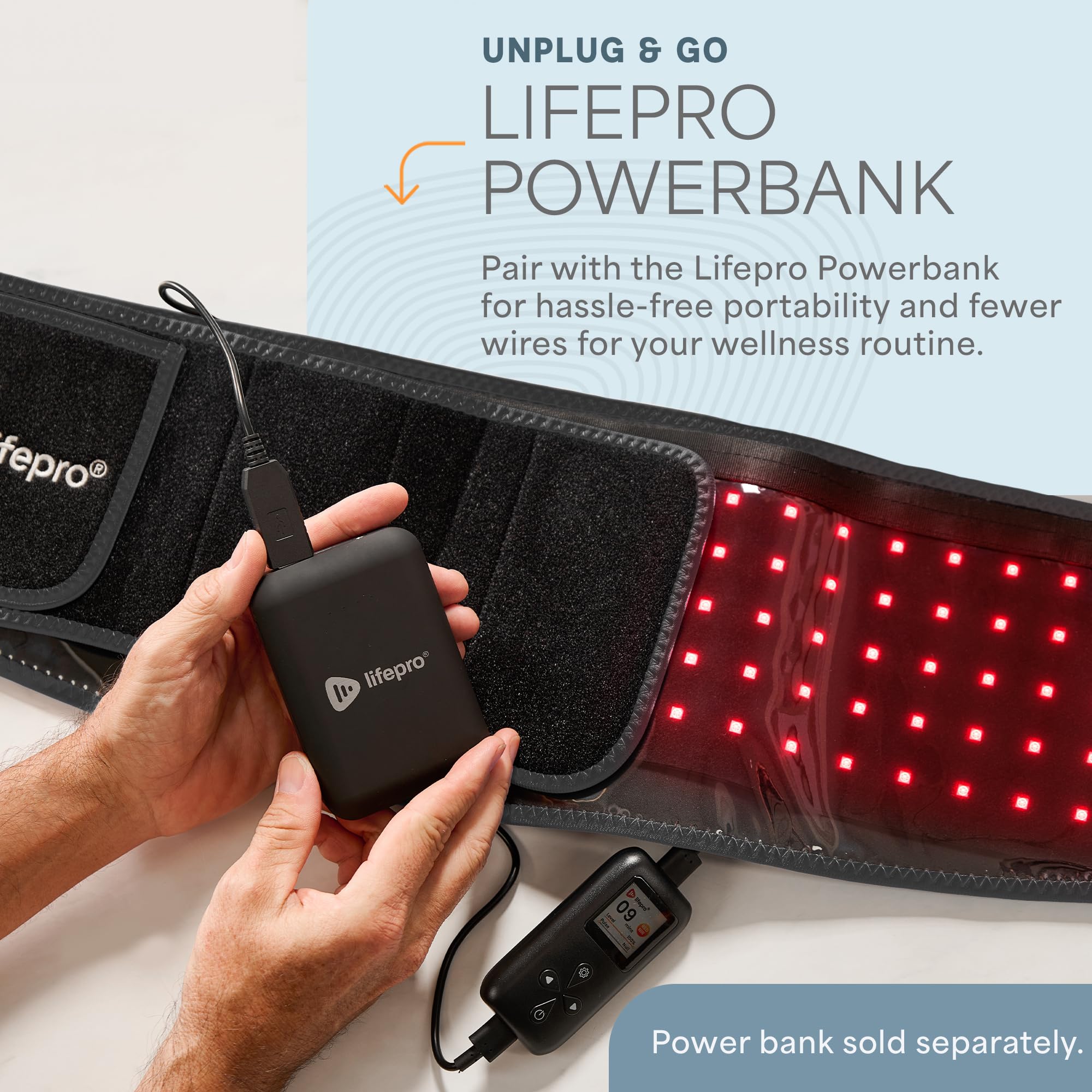 Lifepro Red Light Therapy Belt for Muscle Relaxation