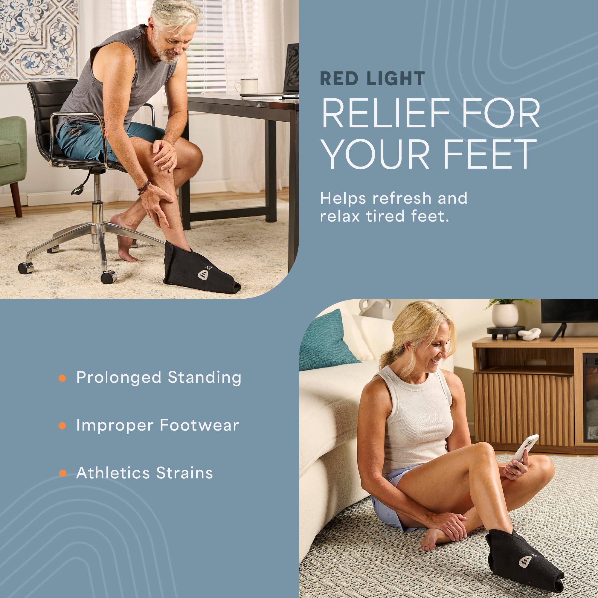 Lifepro Red Light Therapy Foot Wrap for Pain Relief