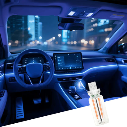 Retro Car Lamp Touch USB LED Night Light Ambient Decor Desk