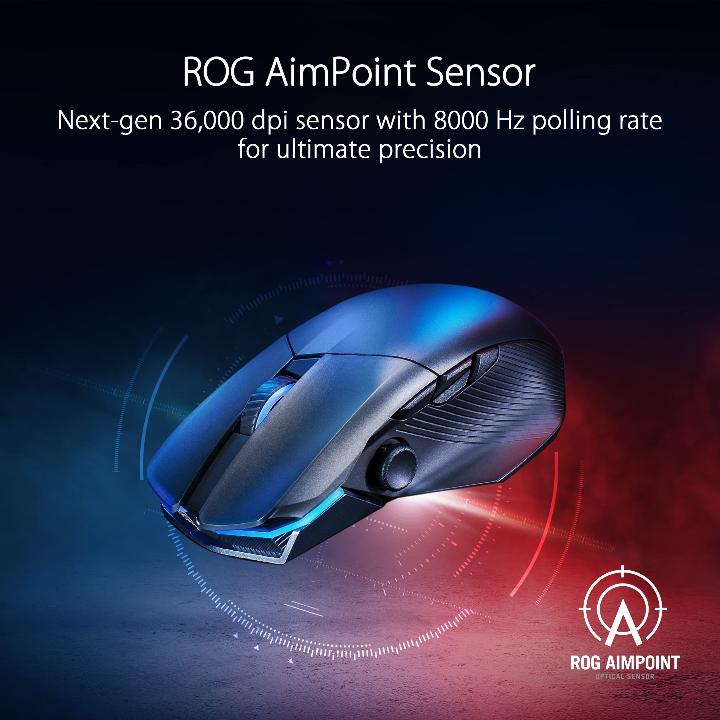 ASUS ROG Spatha X Wireless Gaming Mouse with RGB Lighting
