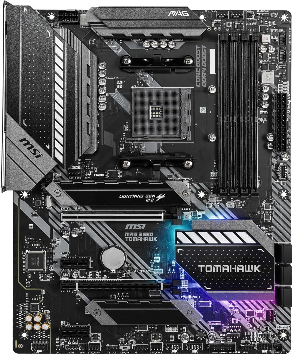 MSI MAG B550 Tomahawk Gaming Motherboard for Ryzen Performance