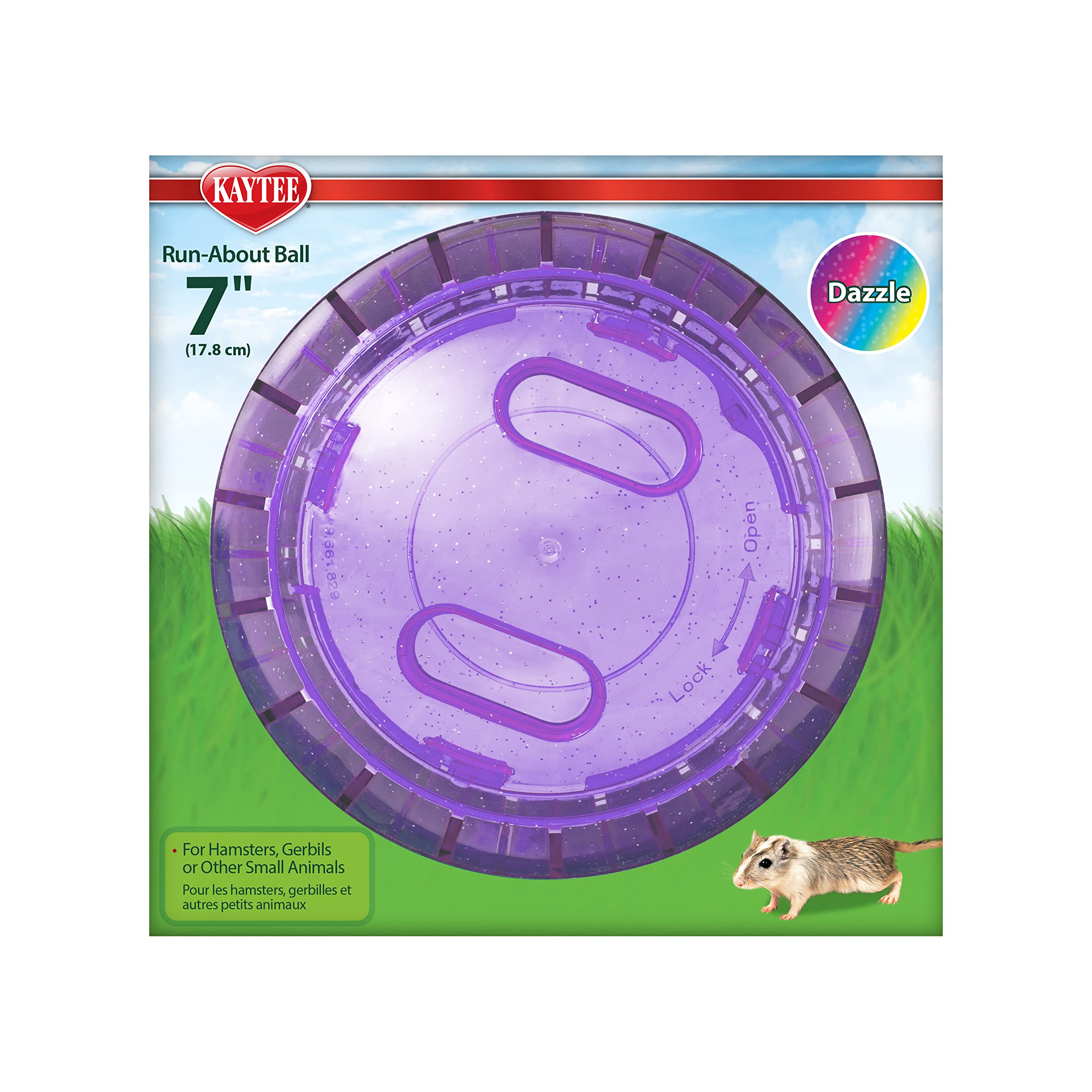 Kaytee 5 Inch Clear Exercise Ball for Dwarf Hamsters