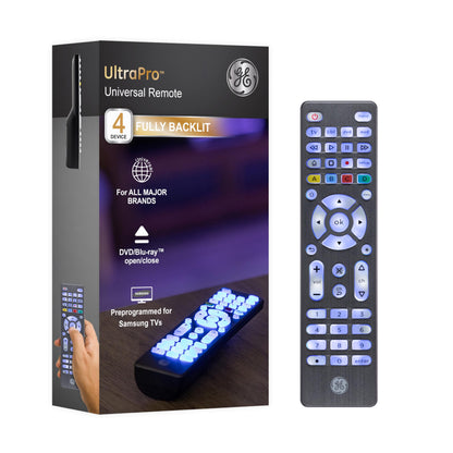 GE 4 Device Universal Remote with Backlit Buttons